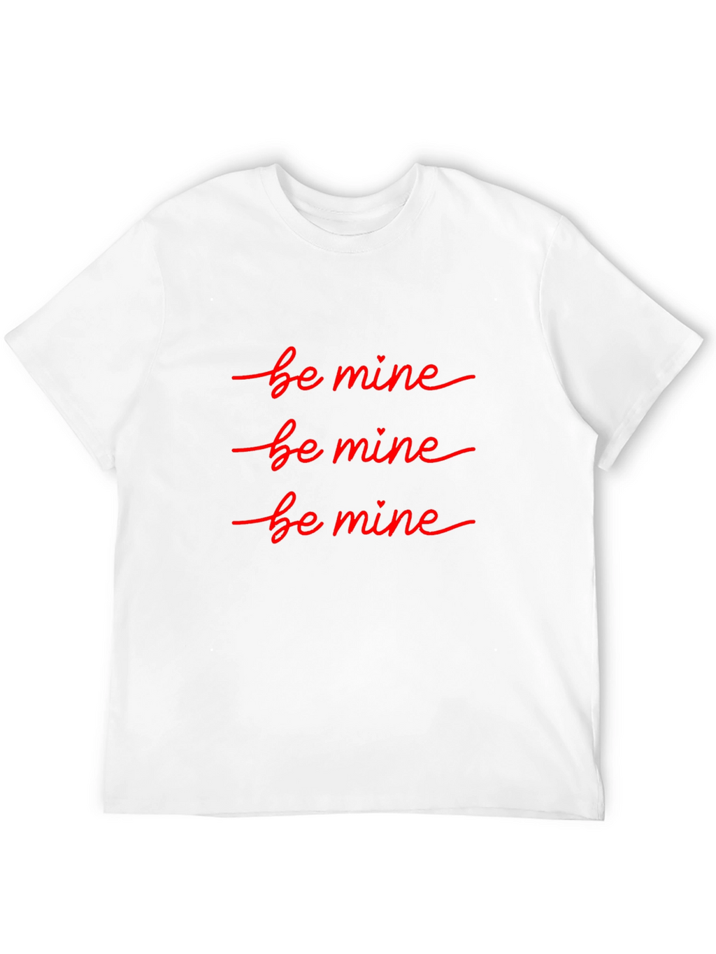 Camiseta Negra Be Mine - Estilo Romántico