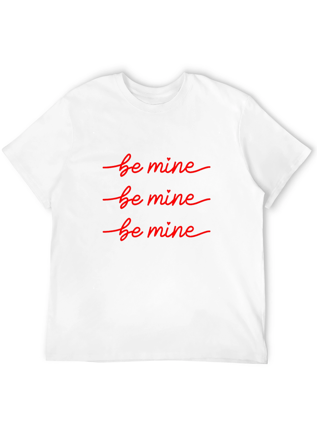 Camiseta Negra Be Mine - Estilo Romántico