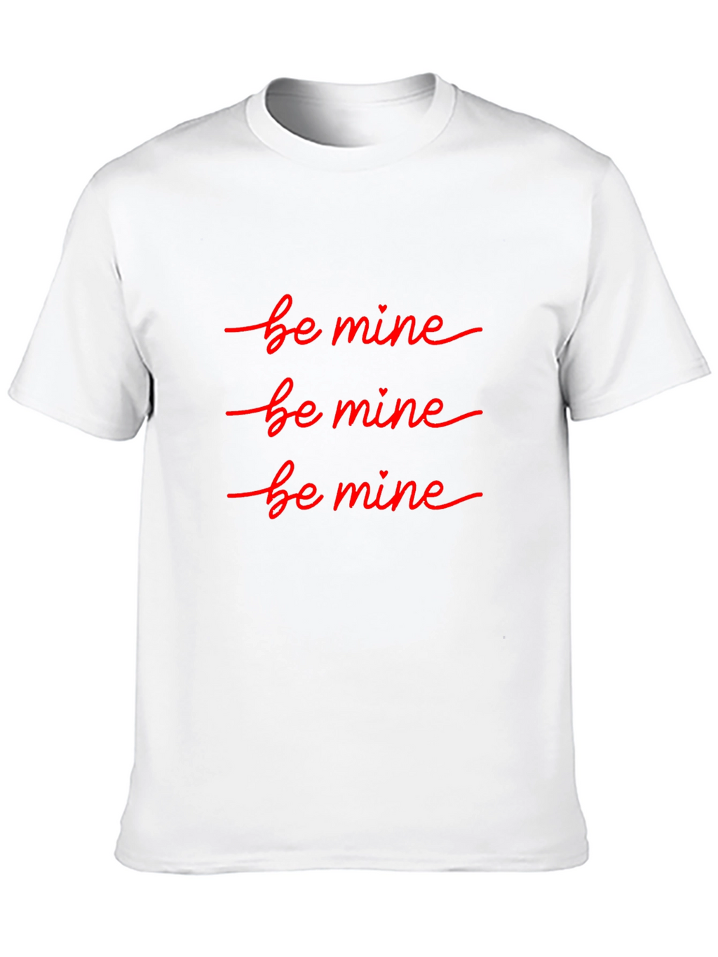 Camiseta Negra Be Mine - Estilo Romántico
