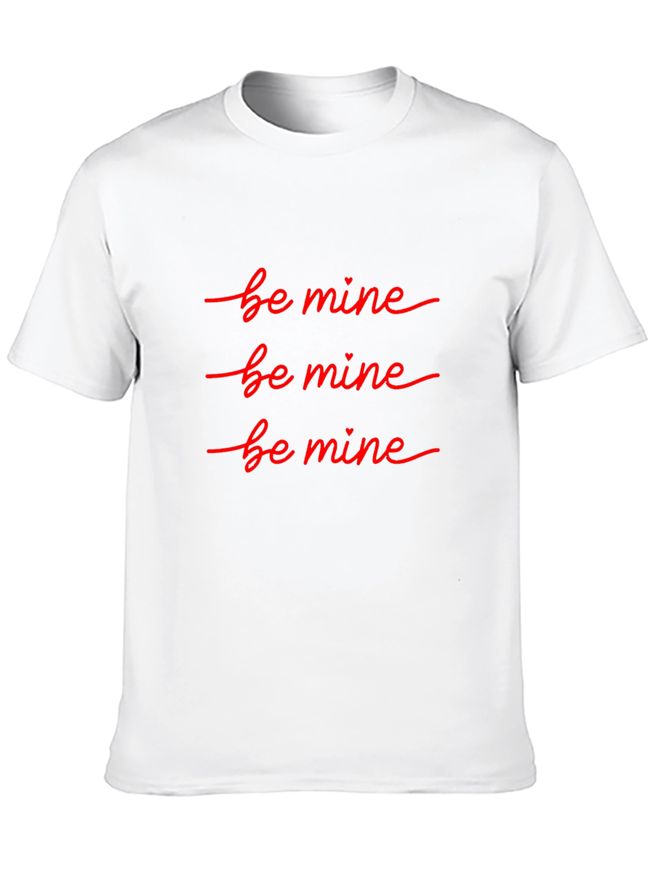 Camiseta Negra Be Mine - Estilo Romántico