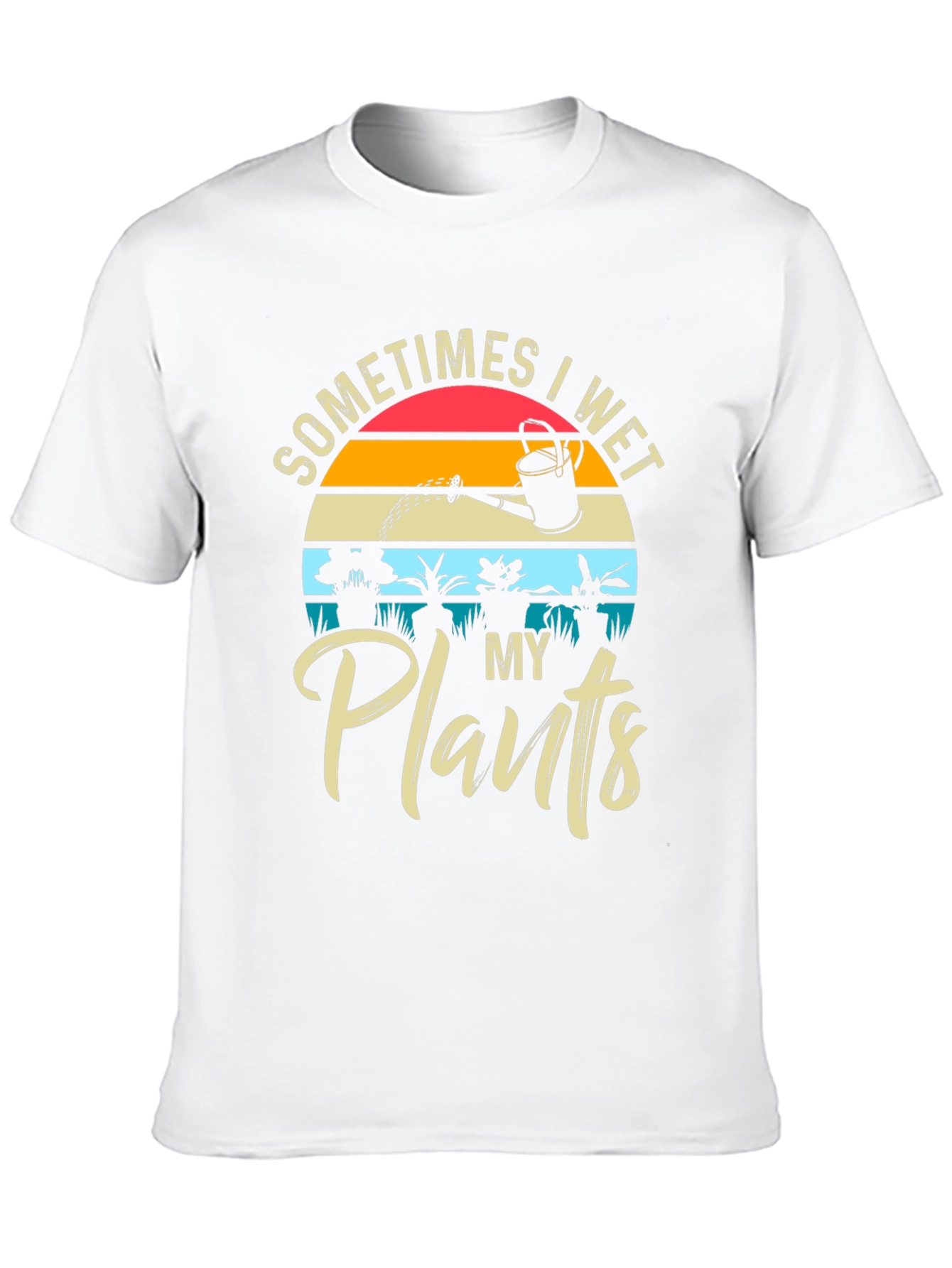 Camiseta Hombre A Veces Riego Mis Plantas
