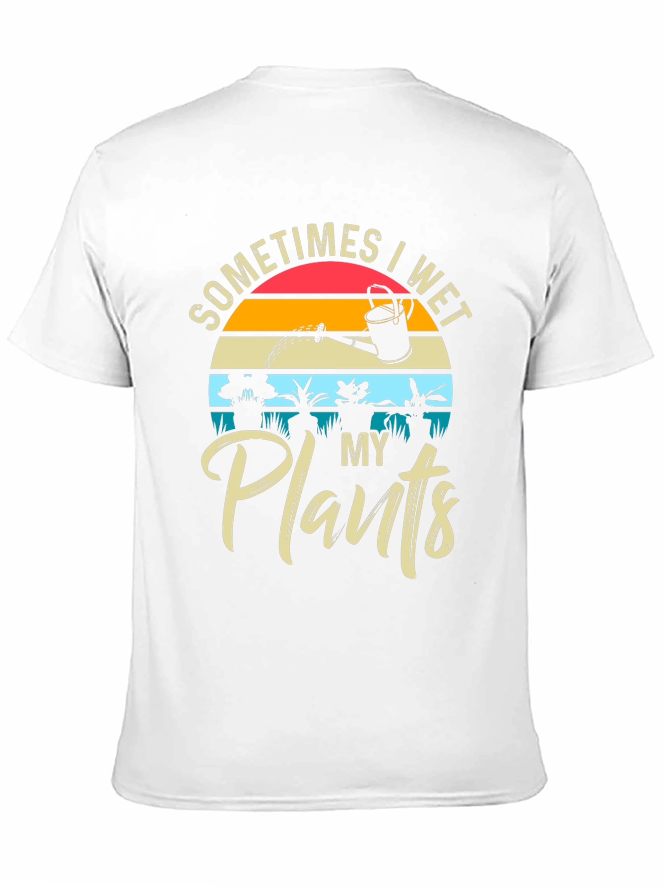 Camiseta Hombre A Veces Riego Mis Plantas