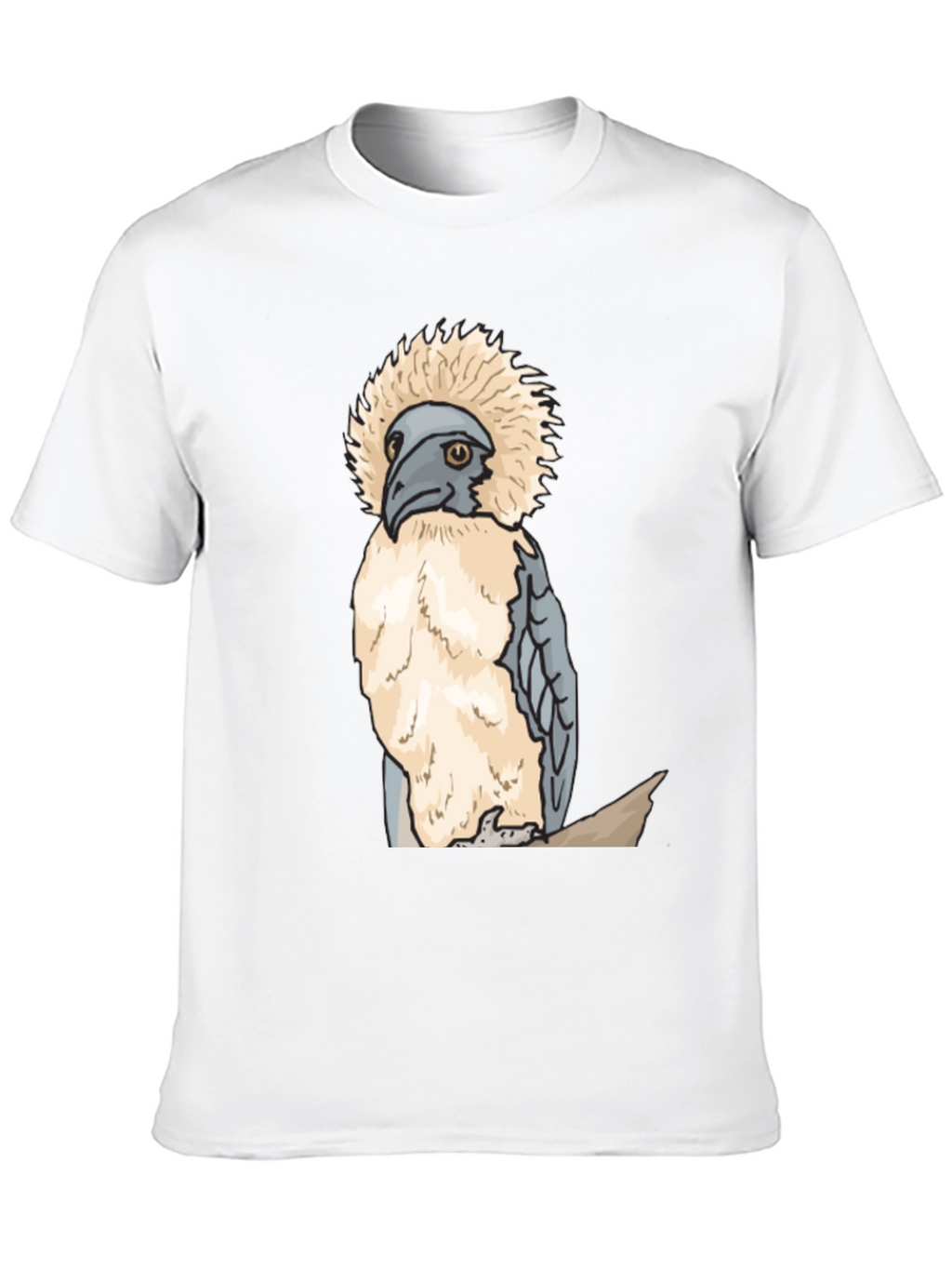 Camiseta Hombre Diseño Buitre Barbudo