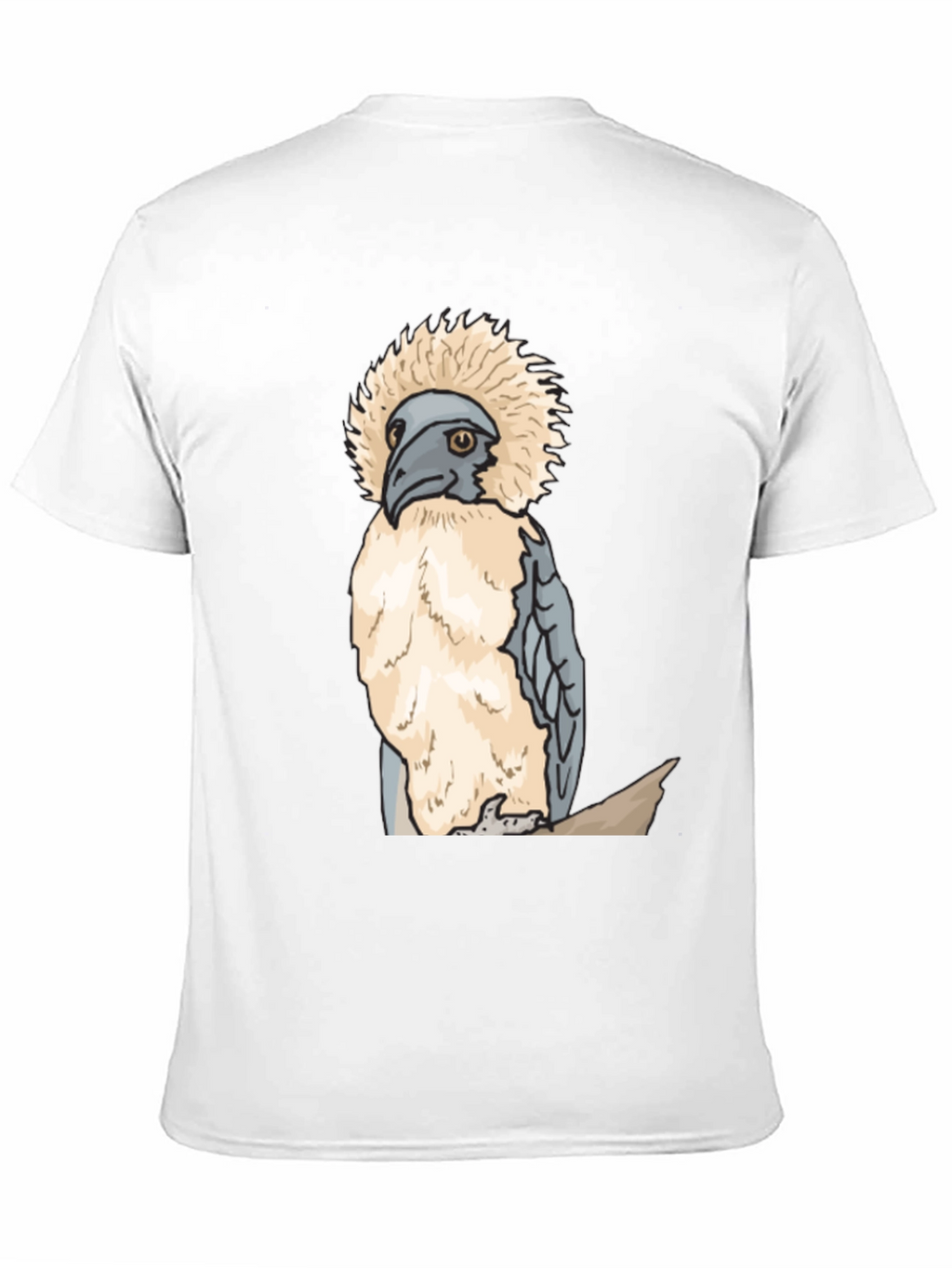 Camiseta Hombre Diseño Buitre Barbudo