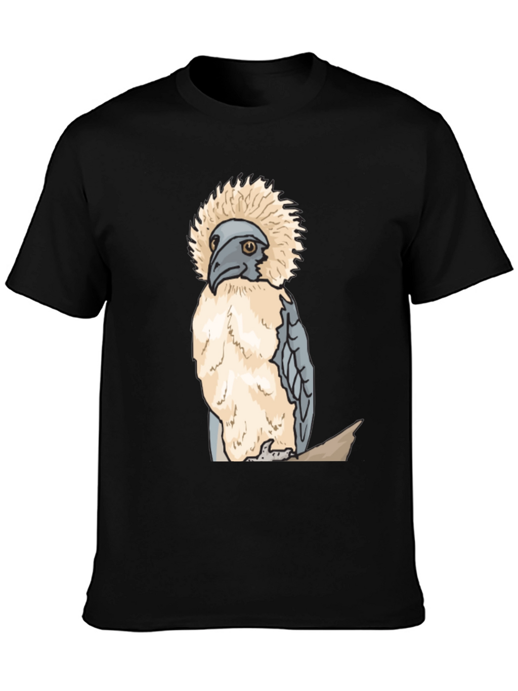 Camiseta Hombre Diseño Buitre Barbudo