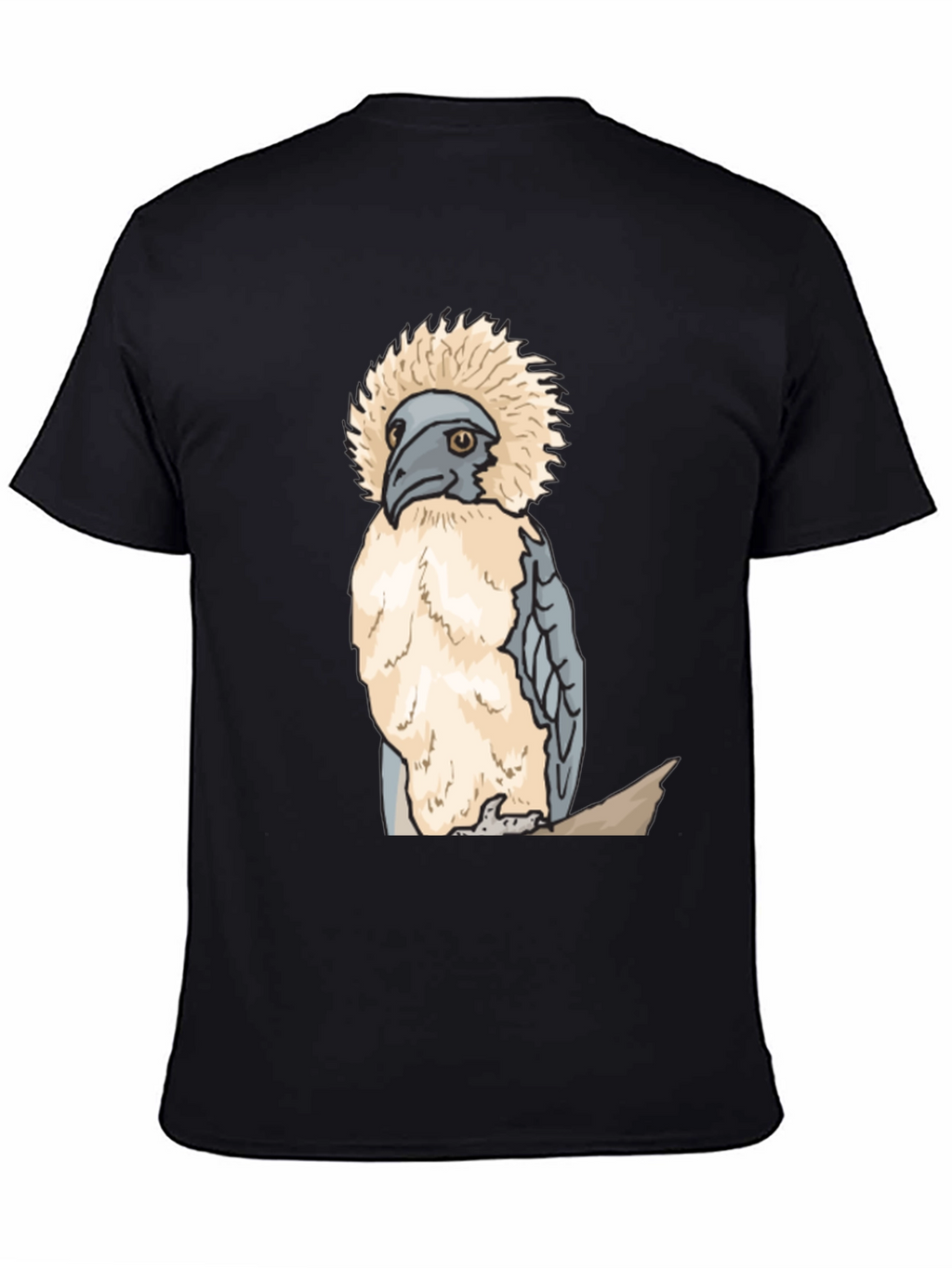 Camiseta Hombre Diseño Buitre Barbudo