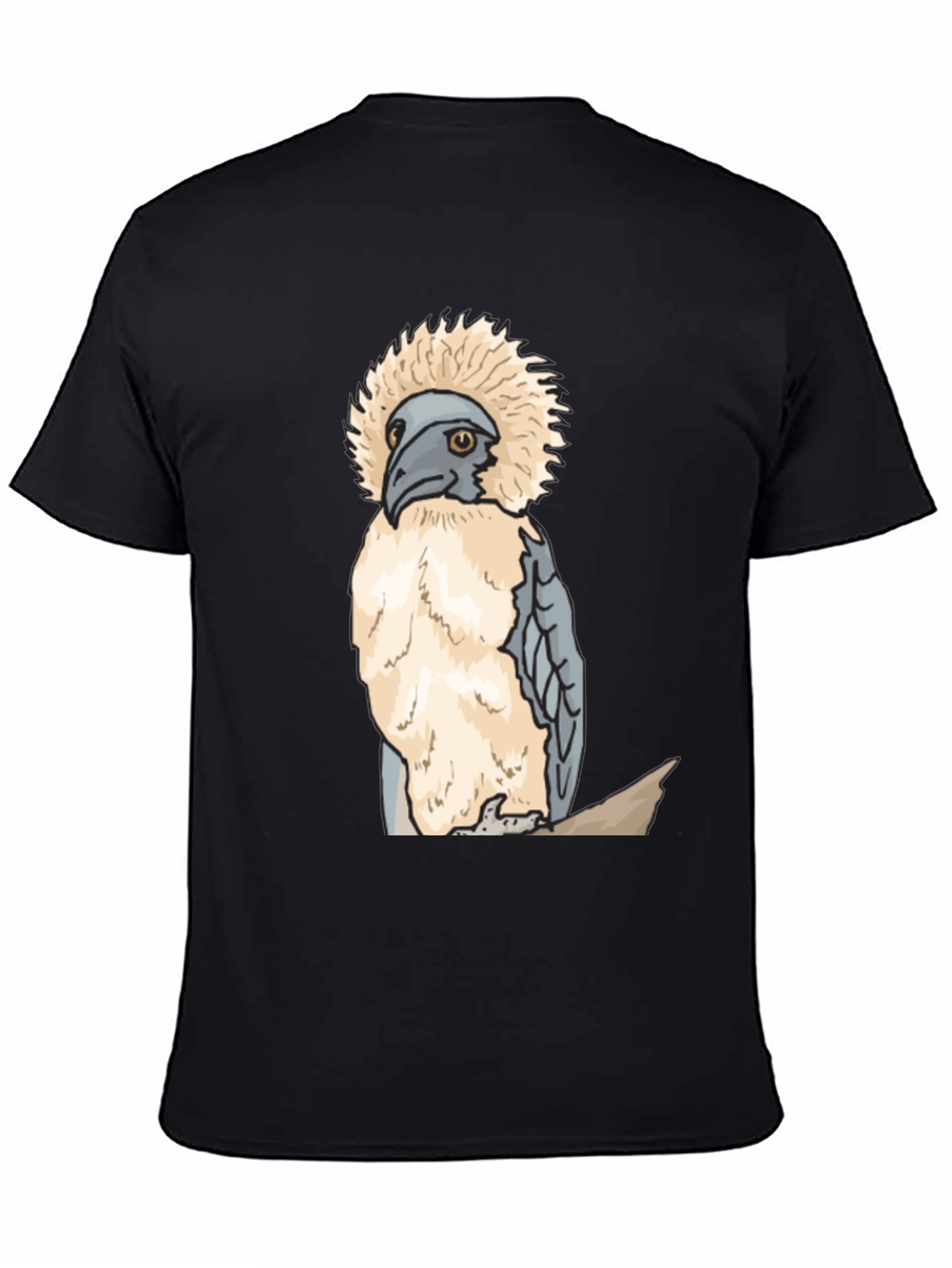 Camiseta Hombre Diseño Buitre Barbudo