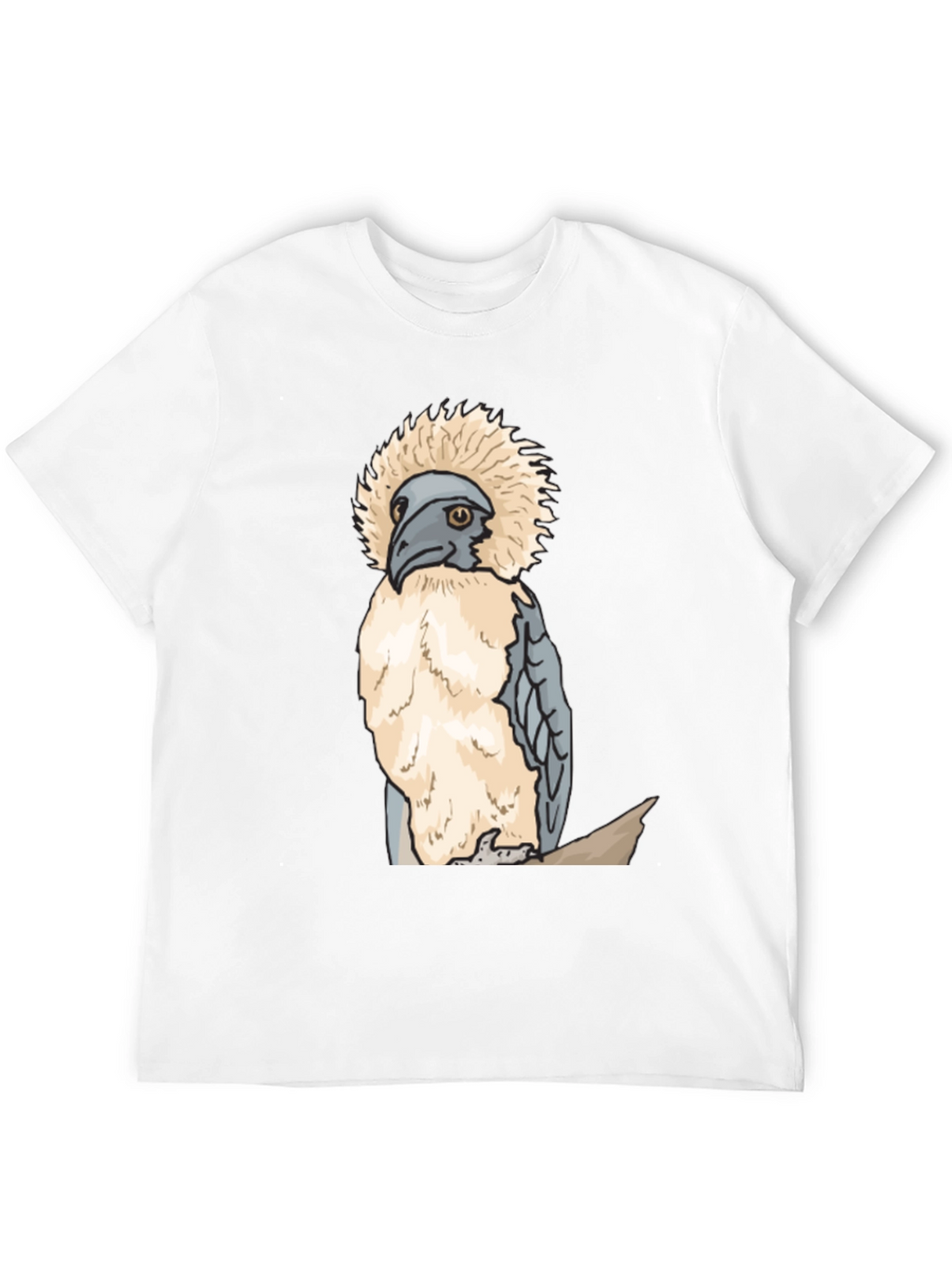 Camiseta Hombre Diseño Buitre Barbudo