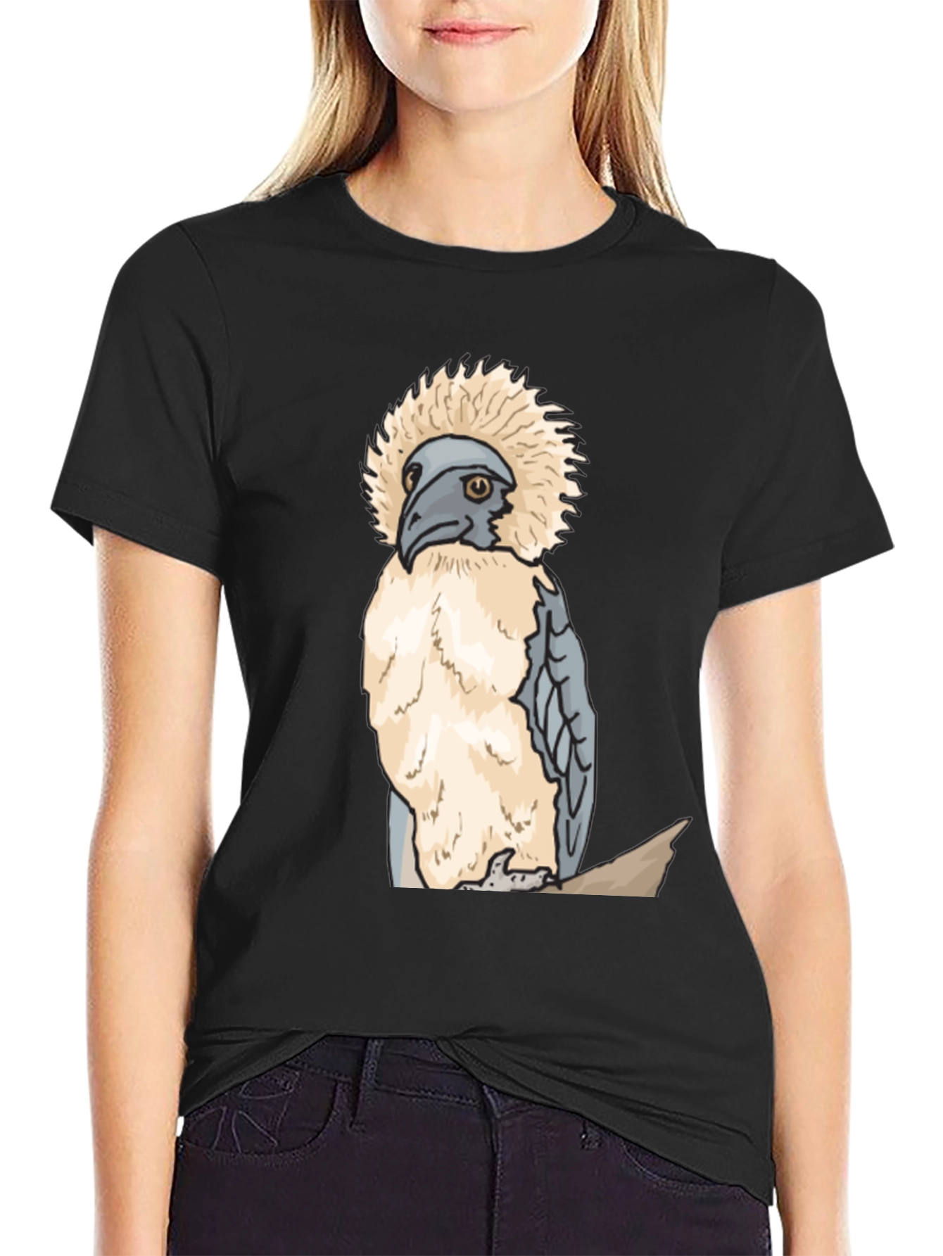 Camiseta Hombre Diseño Buitre Barbudo