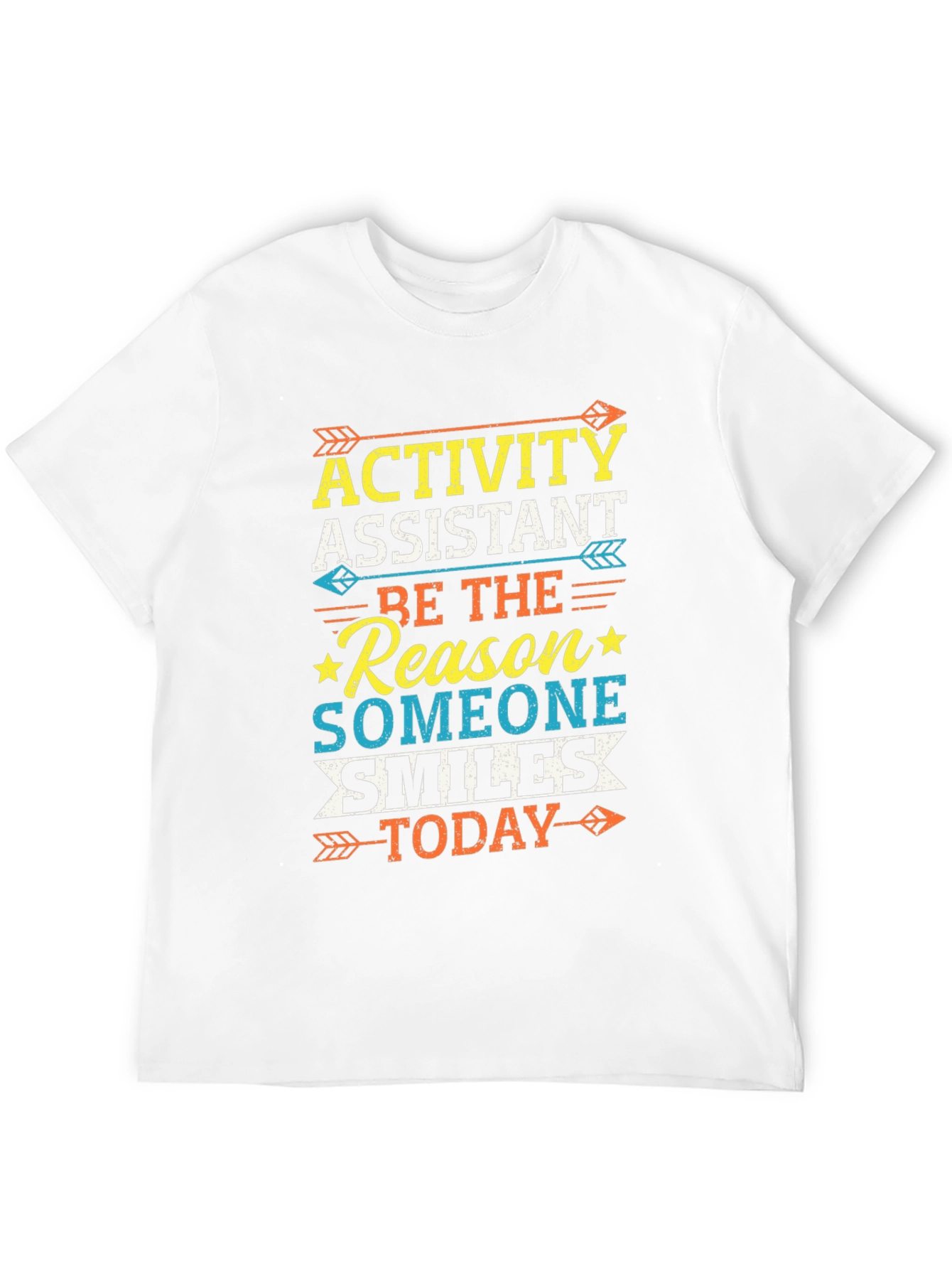 Camiseta Negra Activity Assistant - Haz Sonreír Hoy
