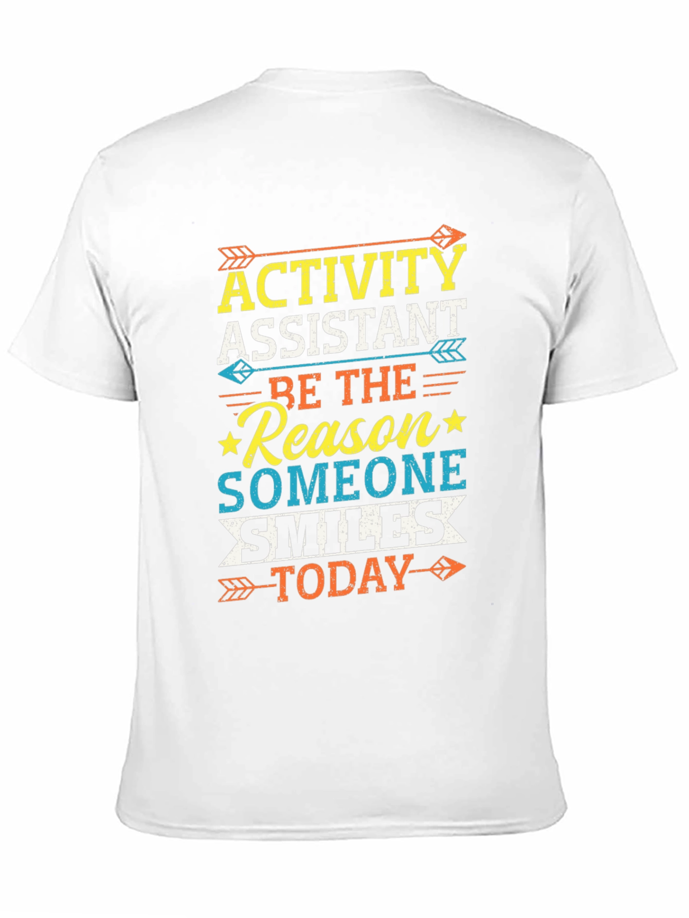 Camiseta Negra Activity Assistant - Haz Sonreír Hoy