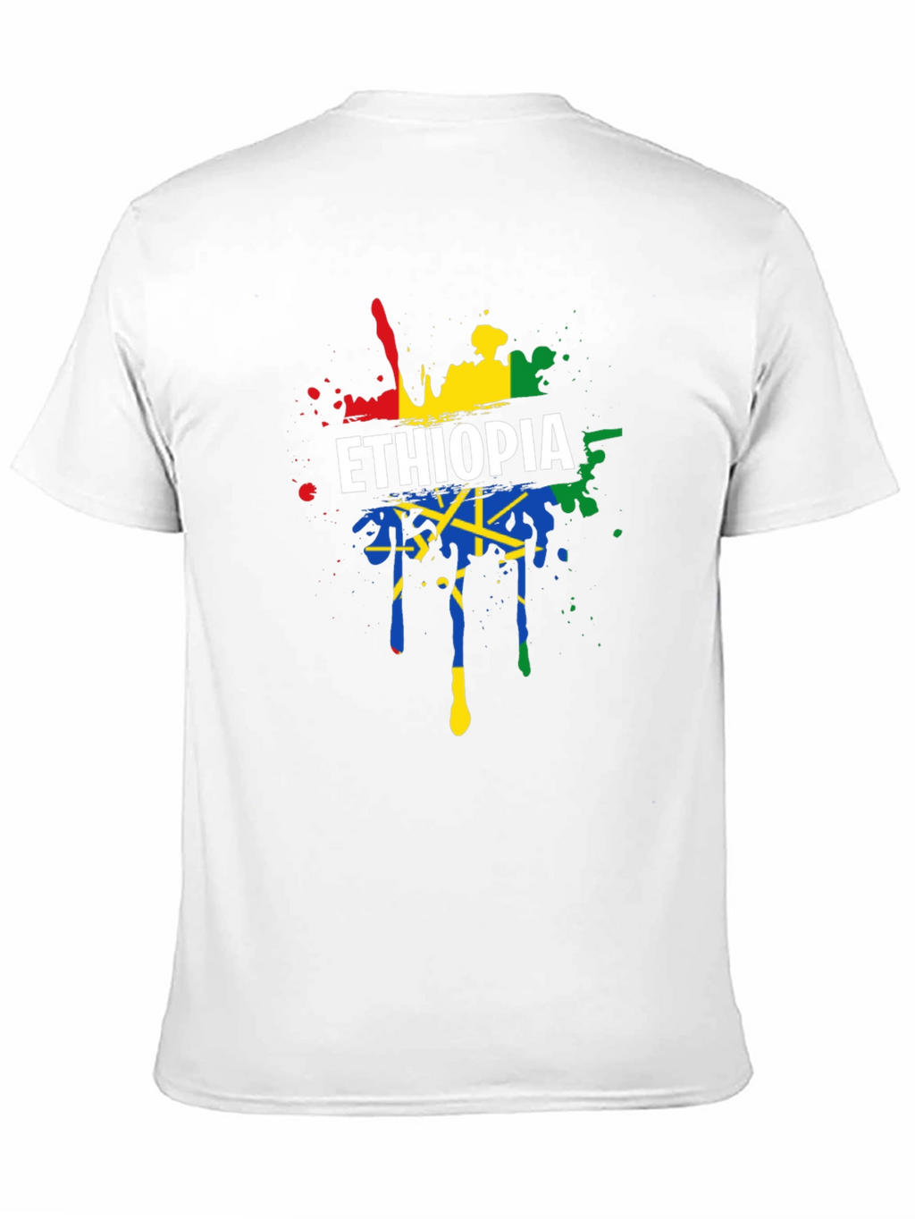 Camiseta Etiopía Diseño Original Hombre