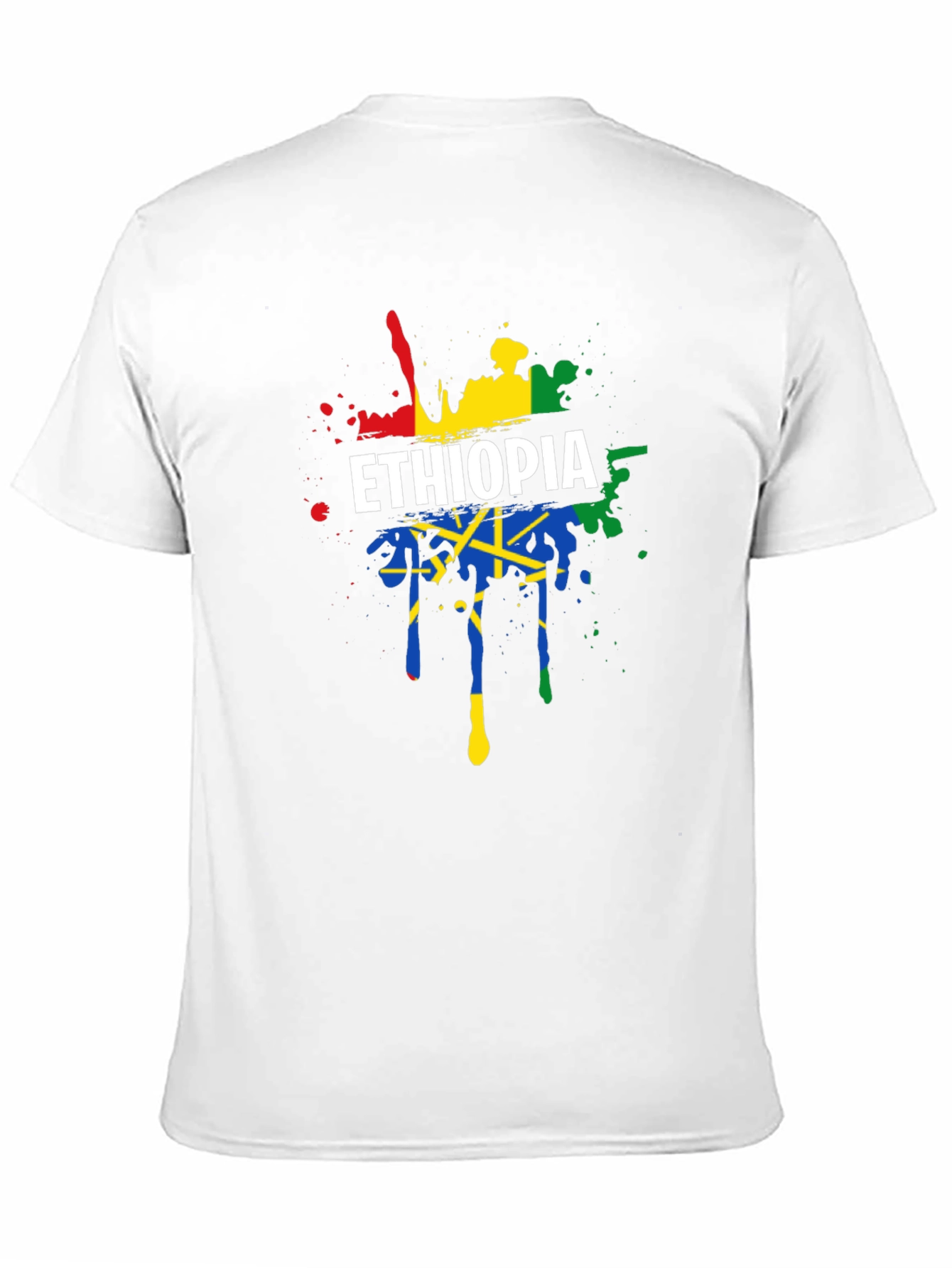 Camiseta Etiopía Diseño Original Hombre
