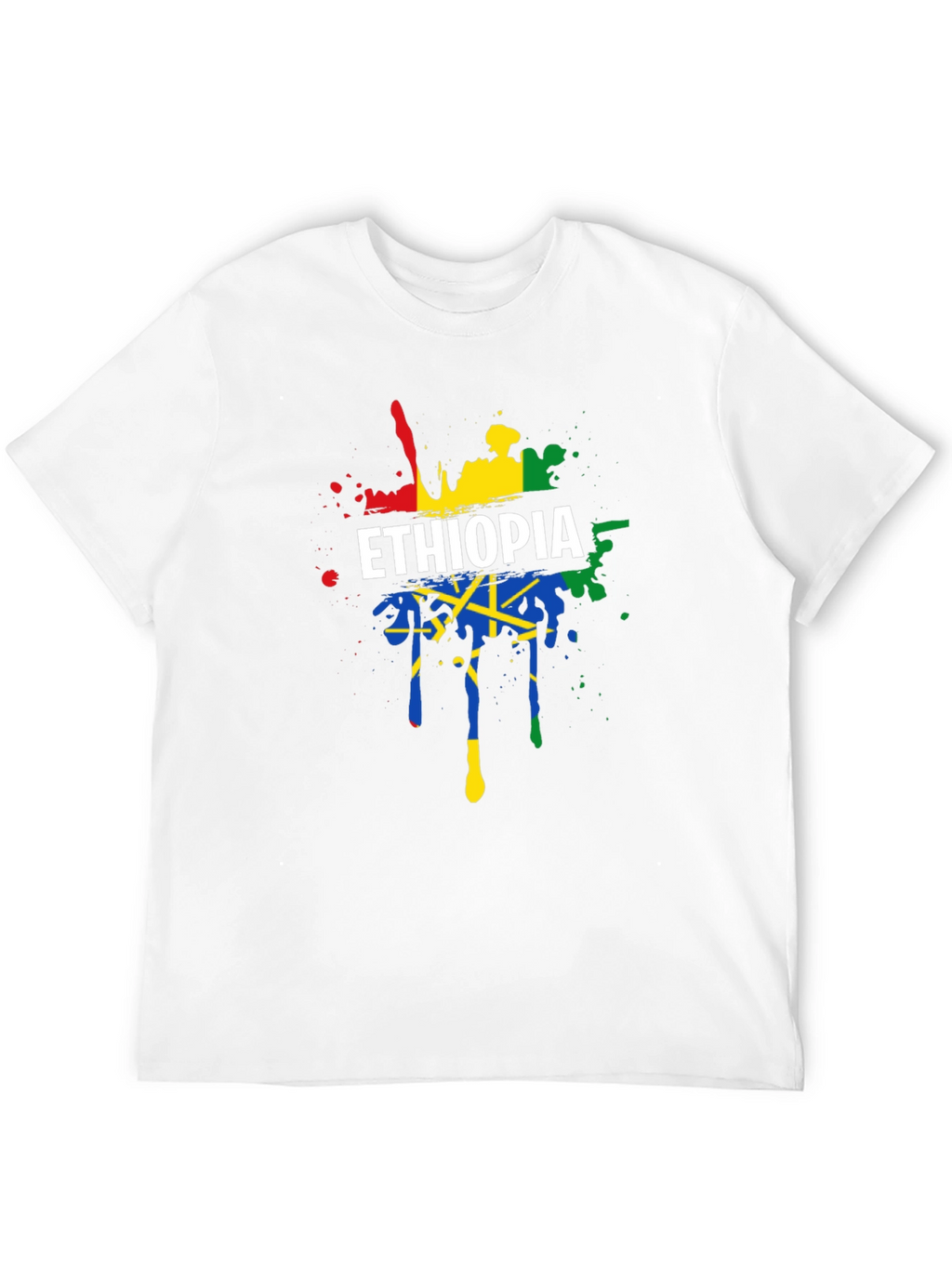 Camiseta Etiopía Diseño Original Hombre