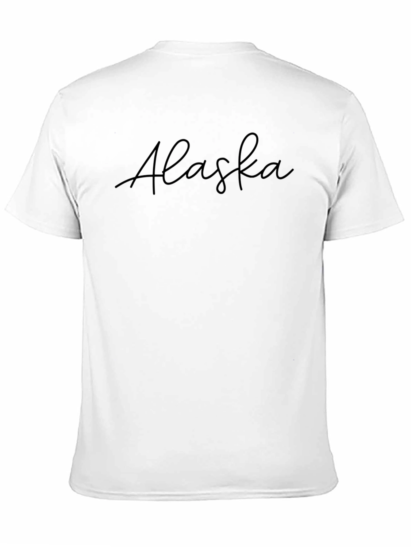 Camiseta Negra Alaska - Estilo Casual y Cómoda