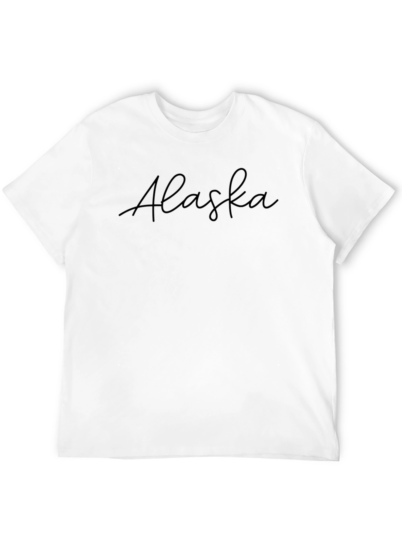 Camiseta Negra Alaska - Estilo Casual y Cómoda