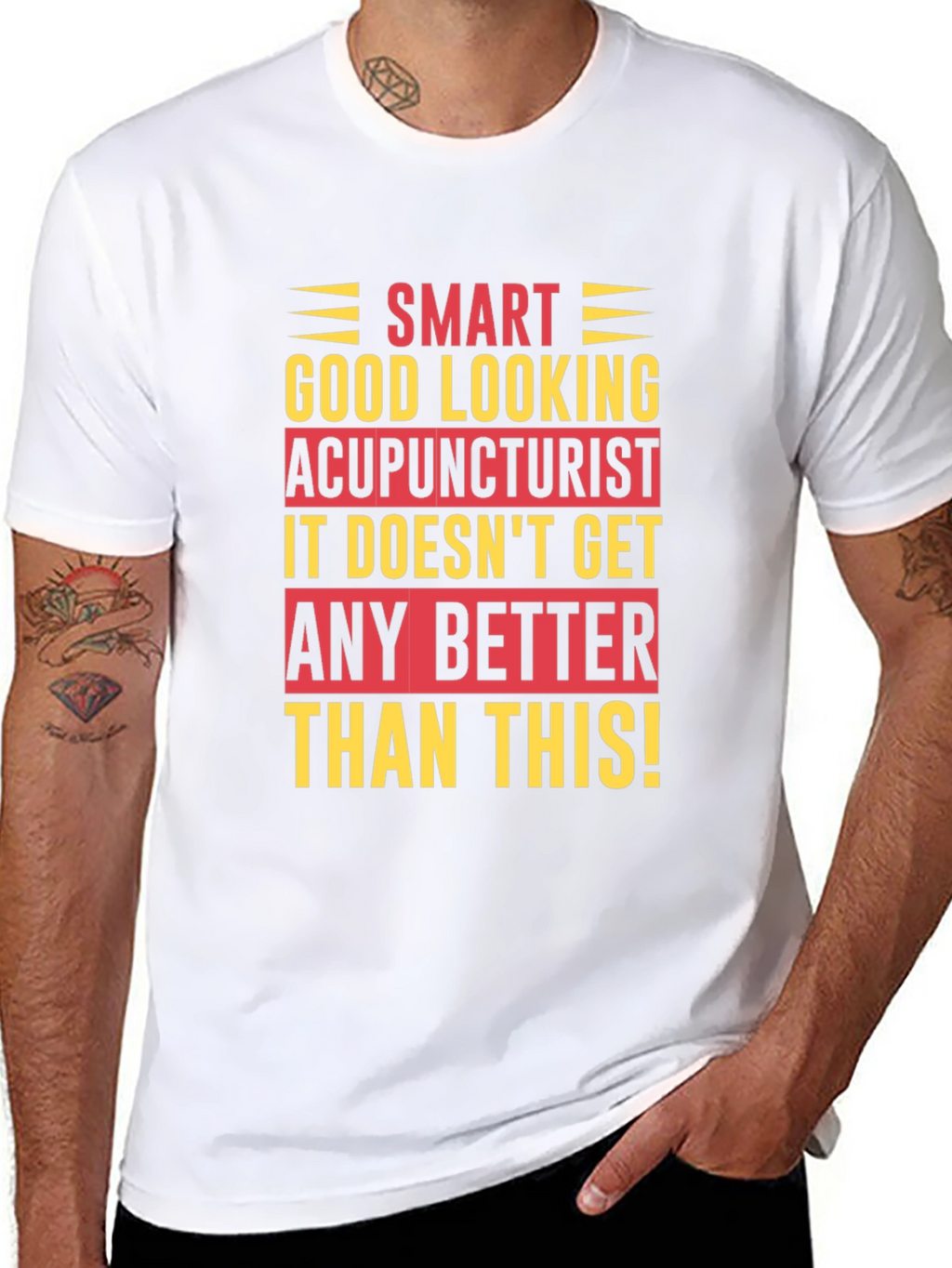 Camiseta Acupunturista Inteligente y Atractivo