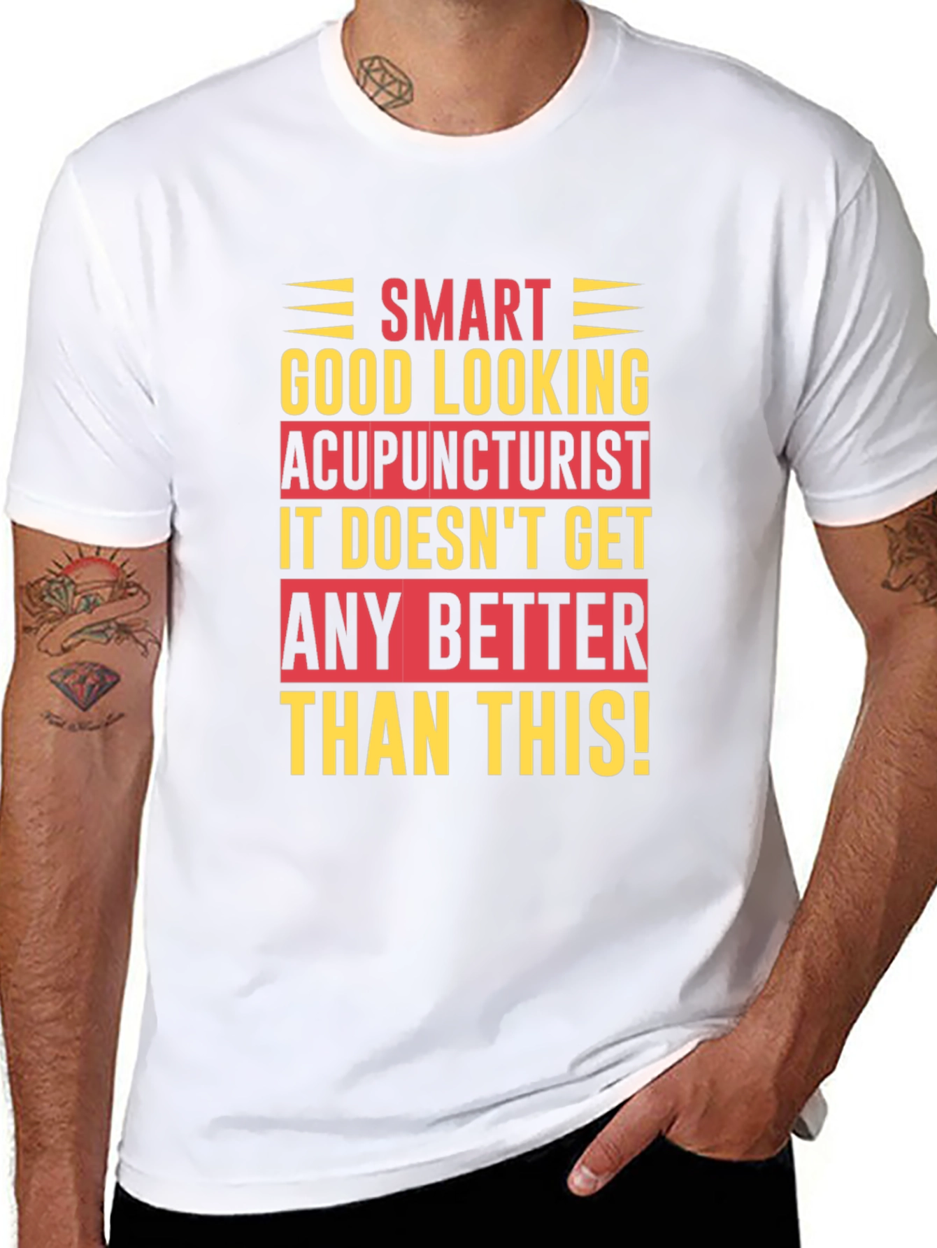 Camiseta Acupunturista Inteligente y Atractivo