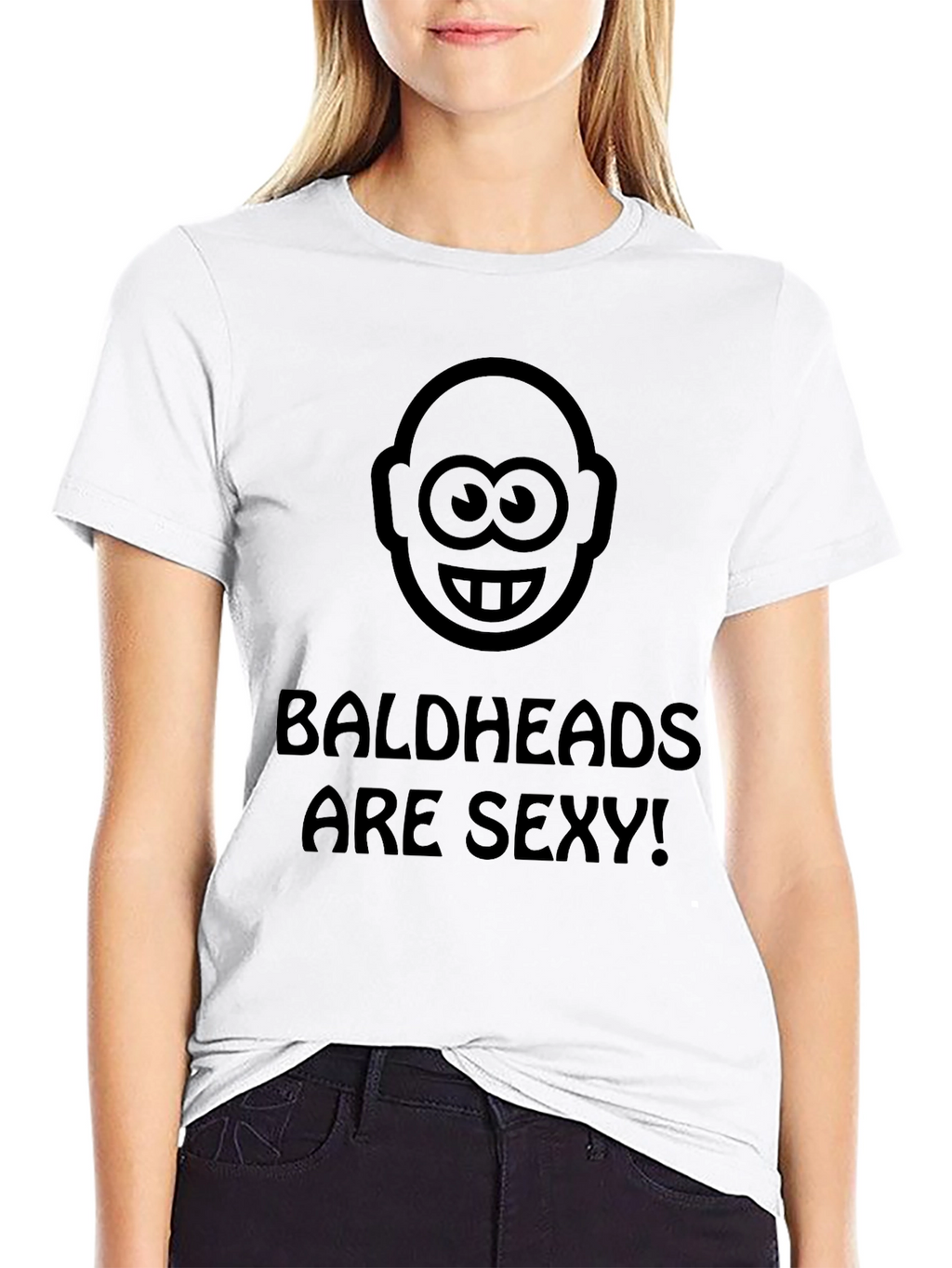 Camiseta Negra Baldheads are Sexy!