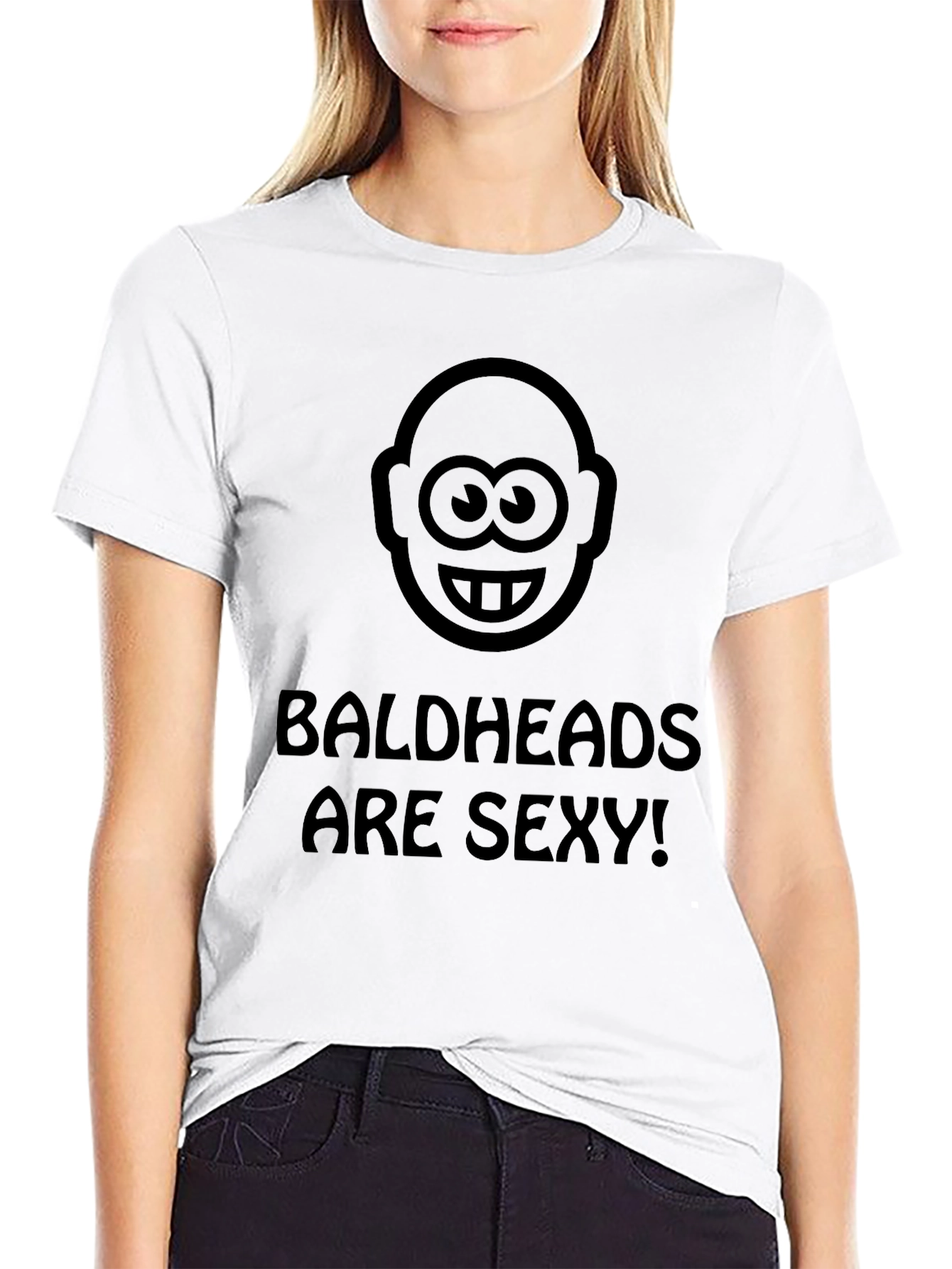 Camiseta Negra Baldheads are Sexy!