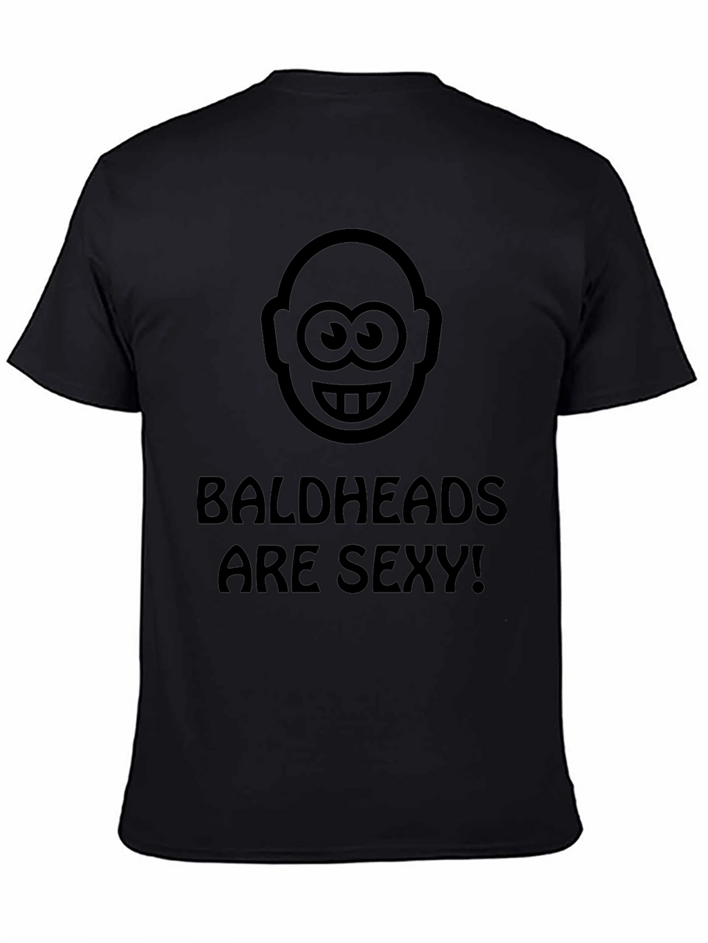 Camiseta Negra Baldheads are Sexy!
