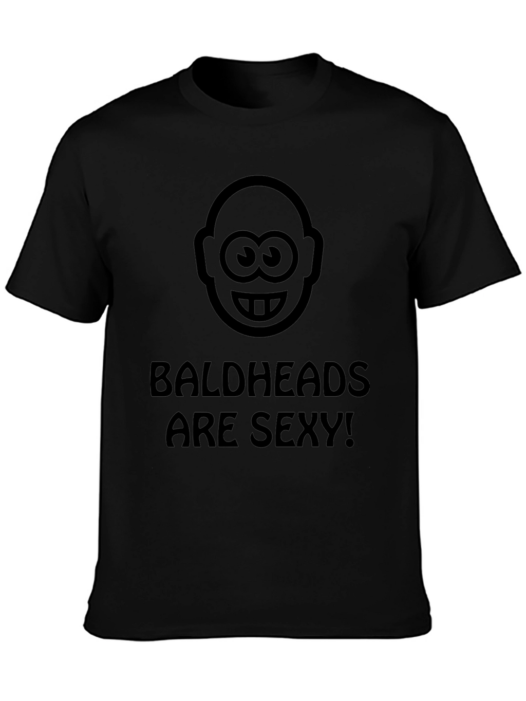 Camiseta Negra Baldheads are Sexy!