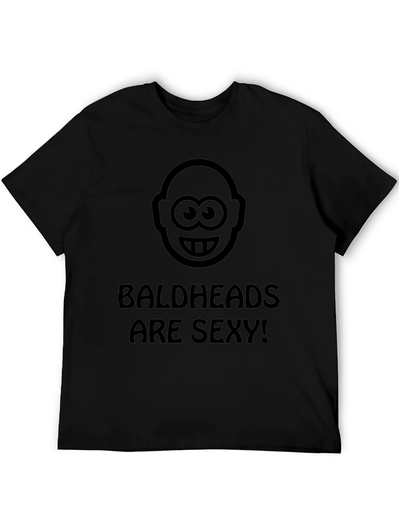 Camiseta Negra Baldheads are Sexy!