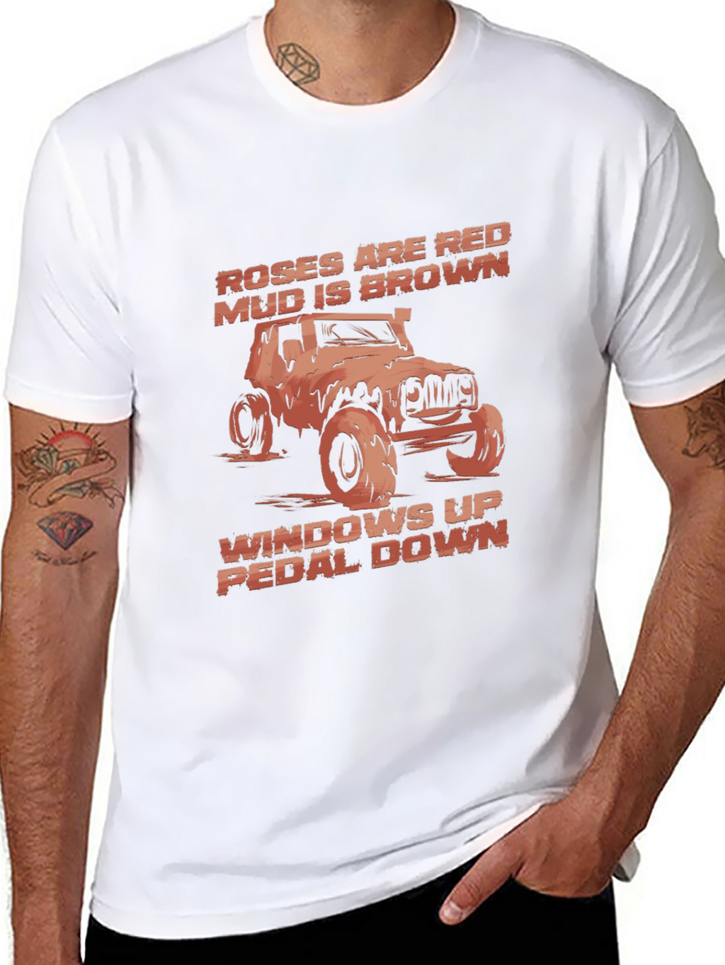 Camiseta Negra con Diseño de Jeep Todoterreno
