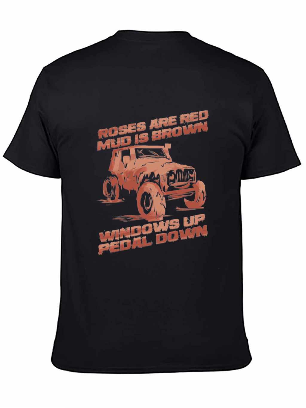 Camiseta Negra con Diseño de Jeep Todoterreno