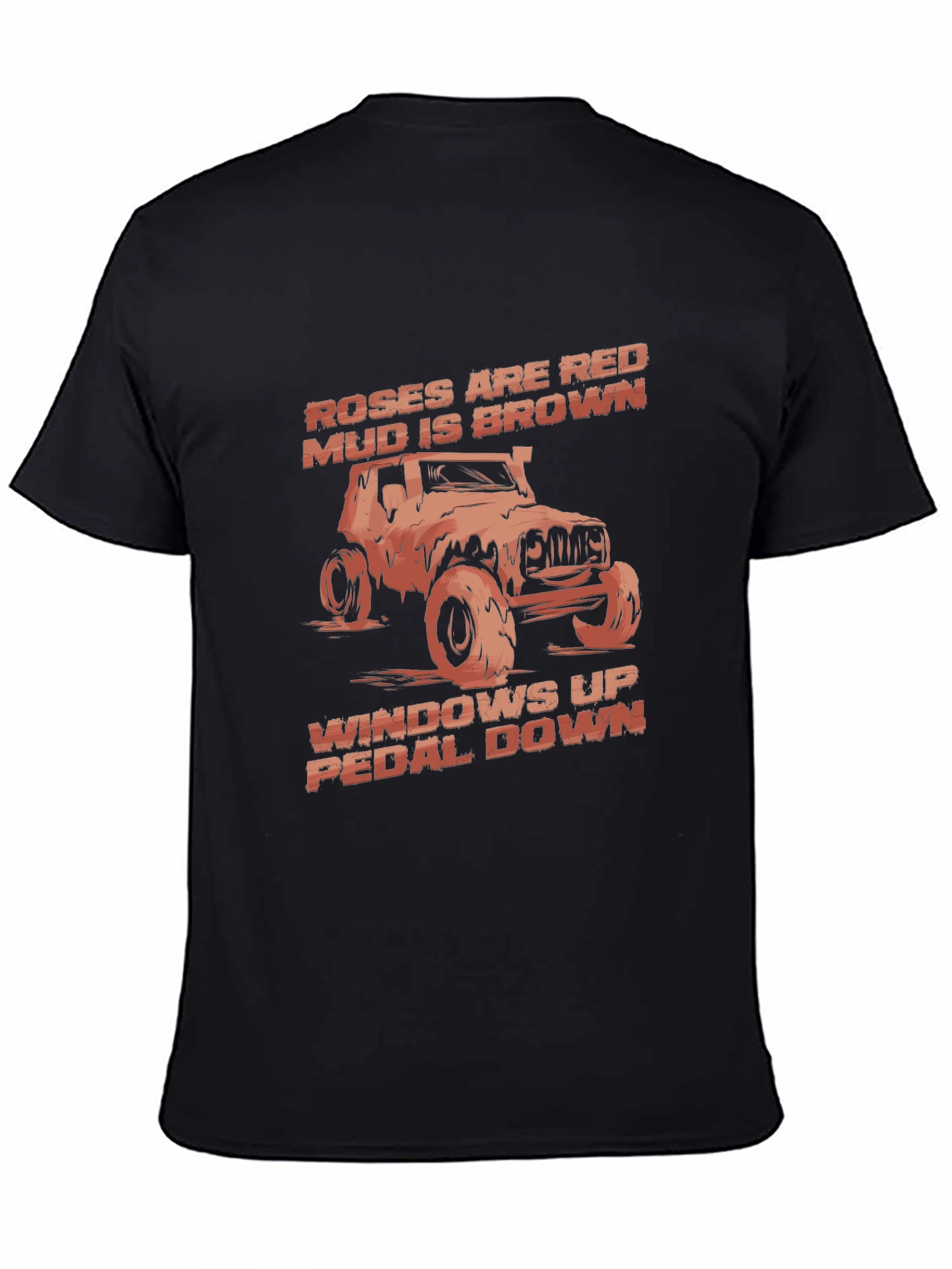 Camiseta Negra con Diseño de Jeep Todoterreno