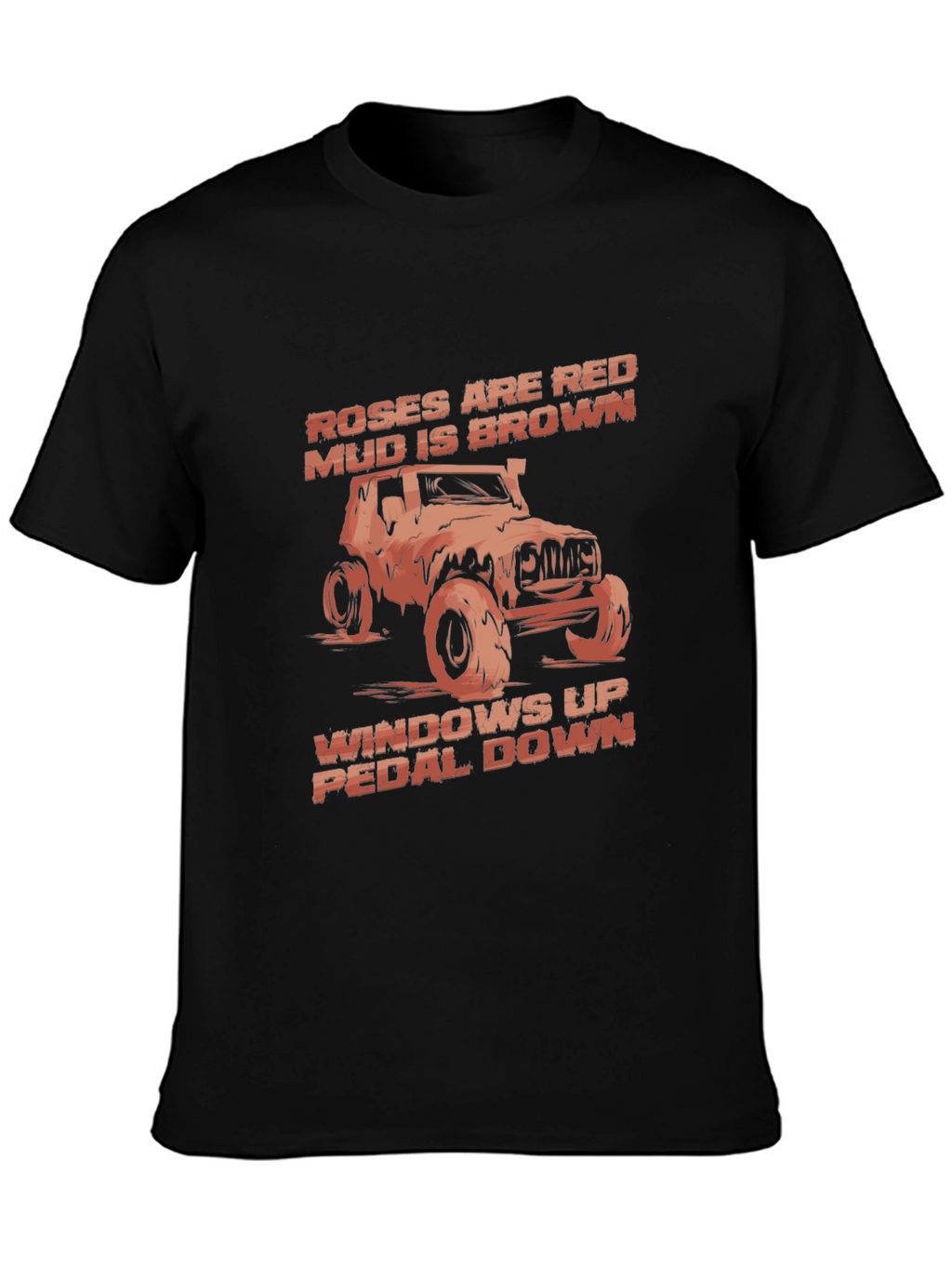 Camiseta Negra con Diseño de Jeep Todoterreno