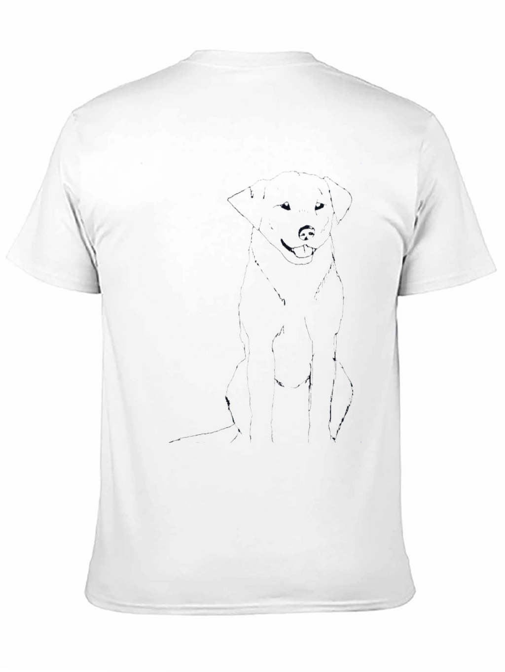 Camiseta Negra Casual de Algodón Suave