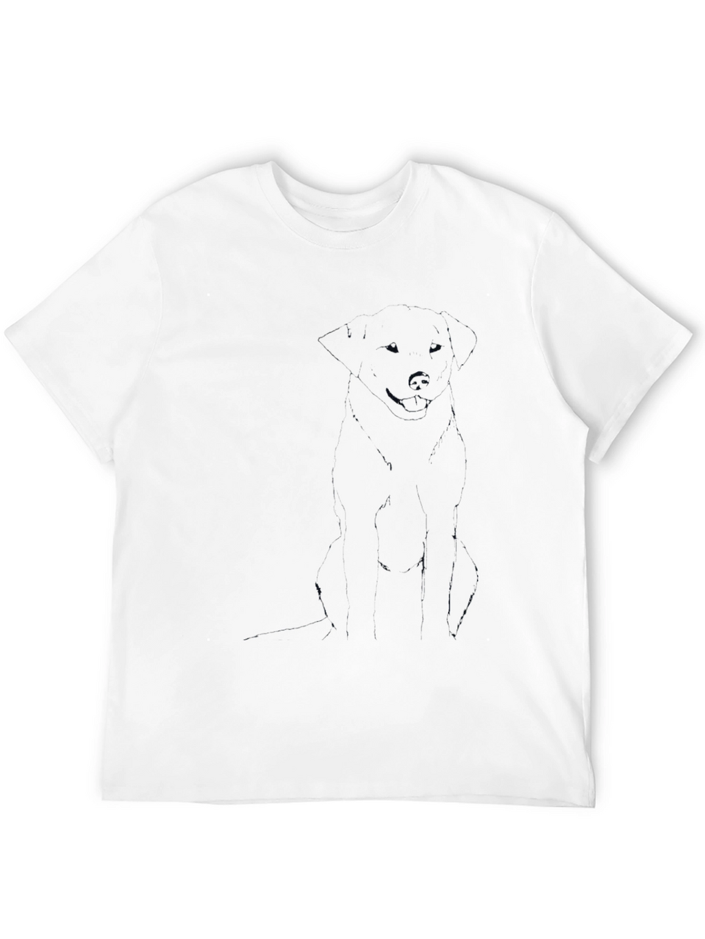 Camiseta Negra Casual de Algodón Suave