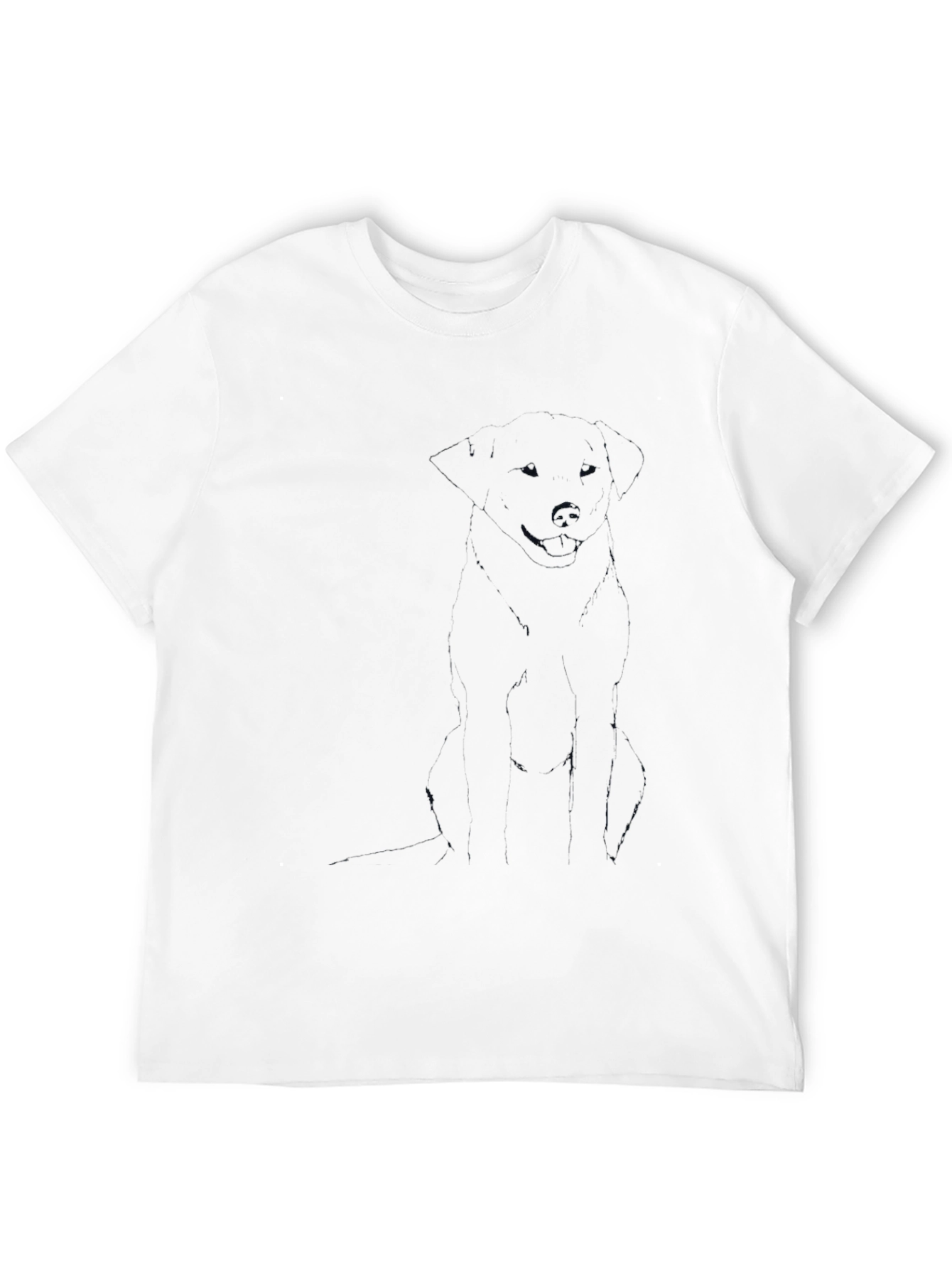 Camiseta Negra Casual de Algodón Suave