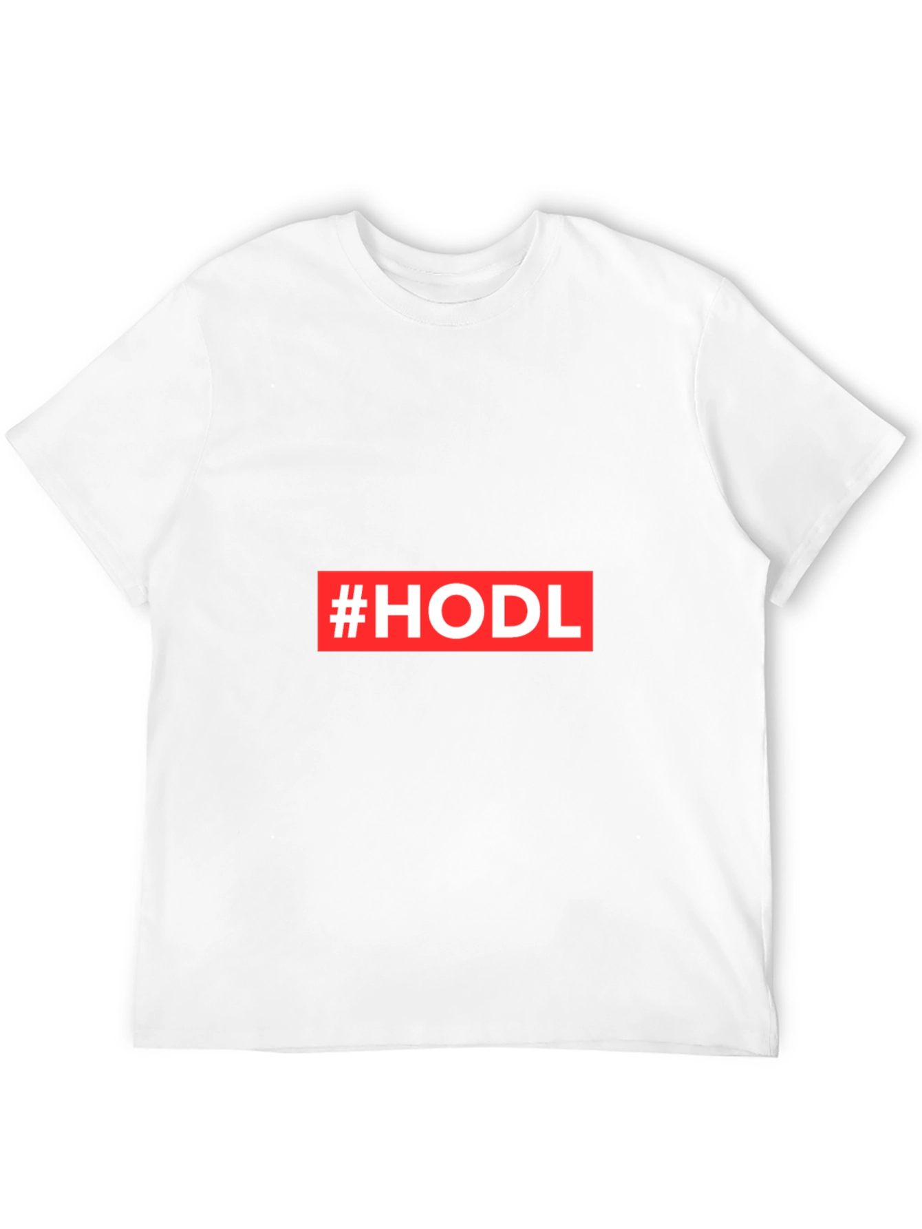 Camiseta Negra #HODL para Cripto Inversores
