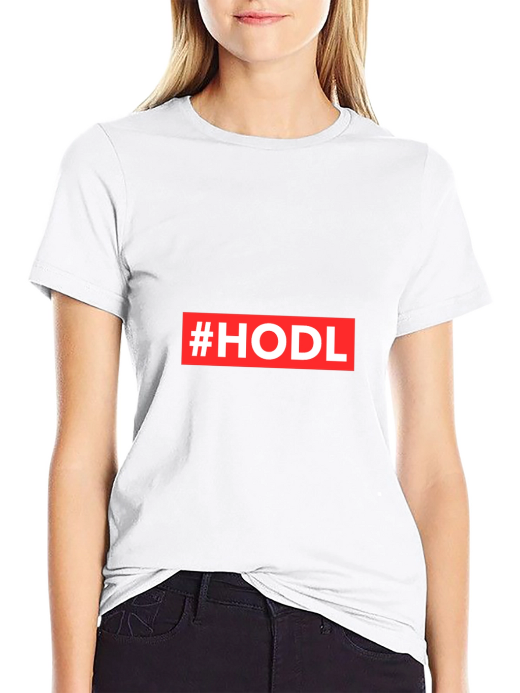 Camiseta Negra #HODL para Cripto Inversores