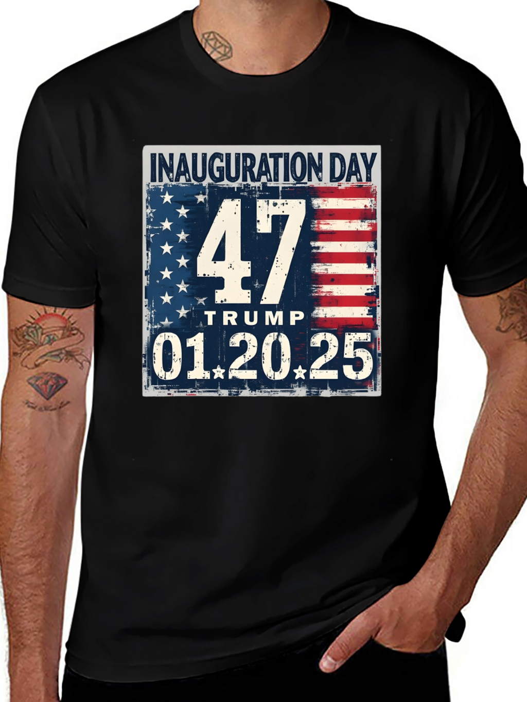 Camiseta Inauguración Trump 2025 - Edición 47