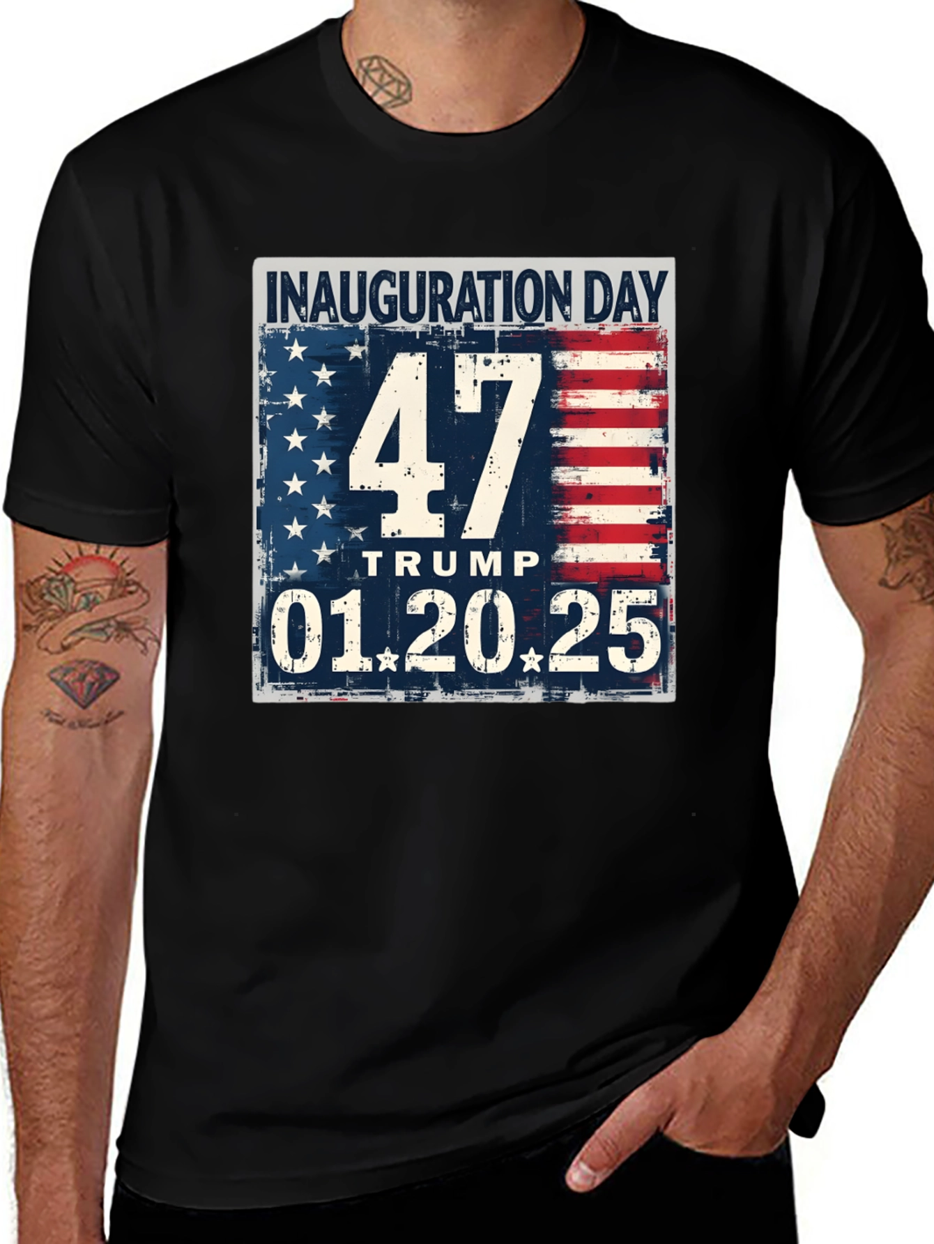 Camiseta Inauguración Trump 2025 - Edición 47