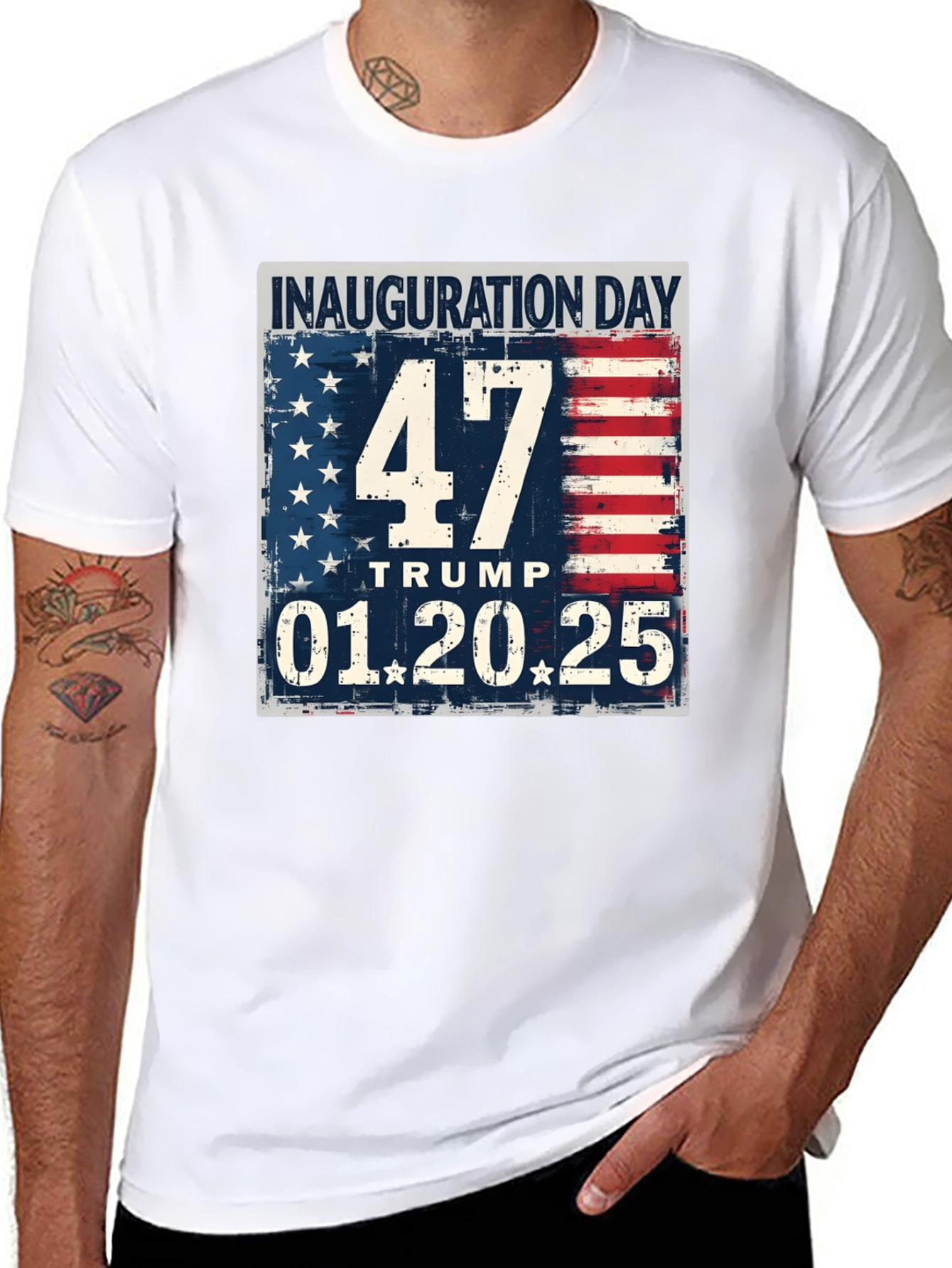 Camiseta Inauguración Trump 2025 - Edición 47