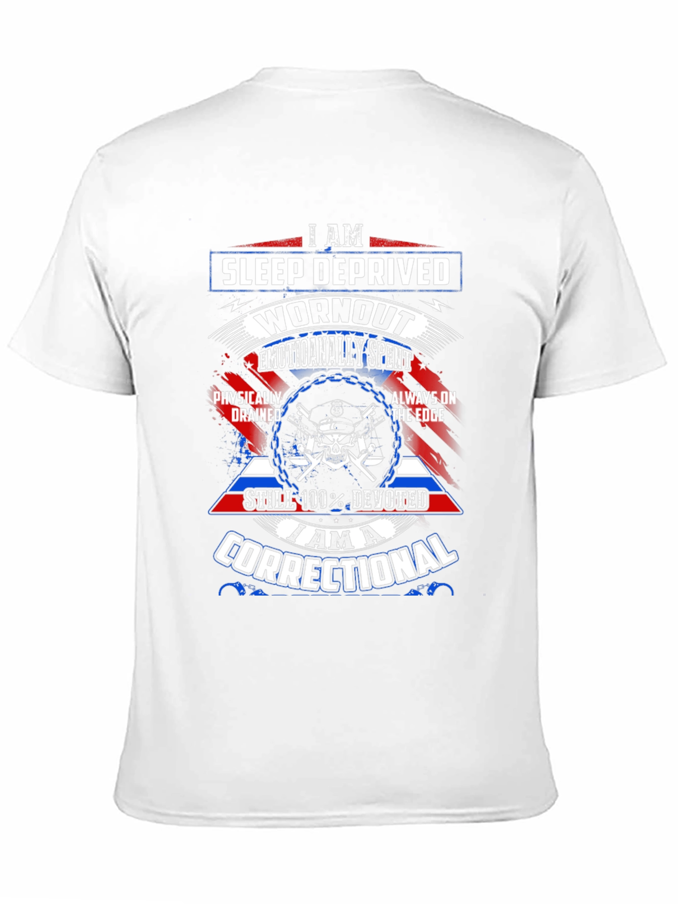 Camiseta Correccional: Agotado pero Dedicado