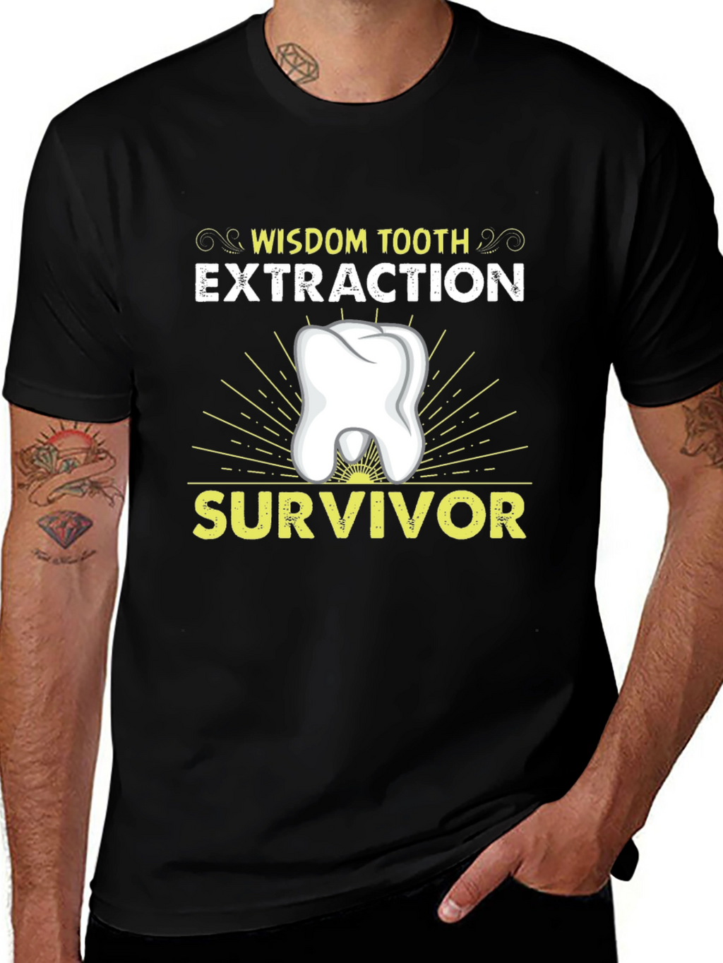 Camiseta Humor Extracción Muela del Juicio