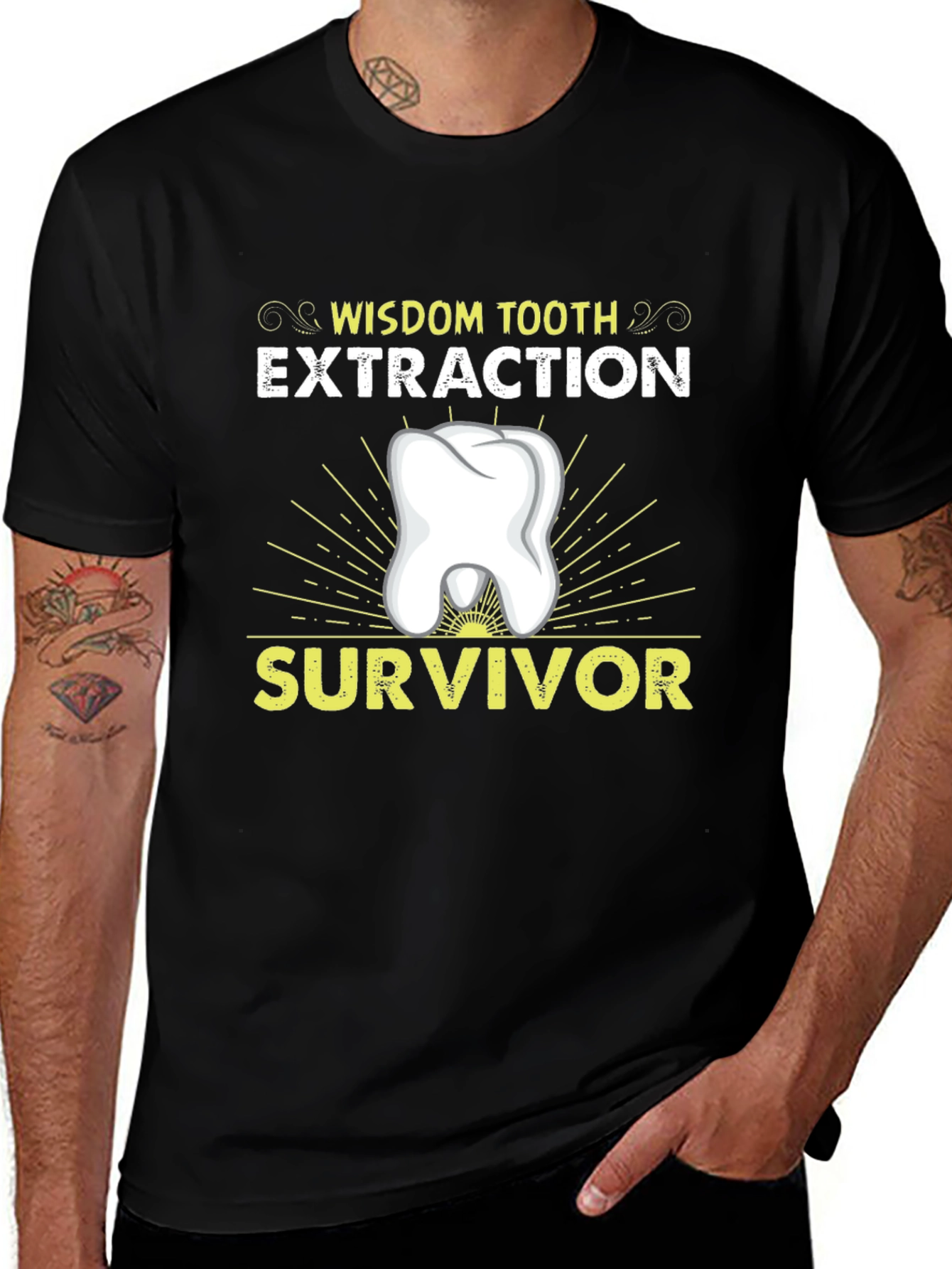 Camiseta Humor Extracción Muela del Juicio