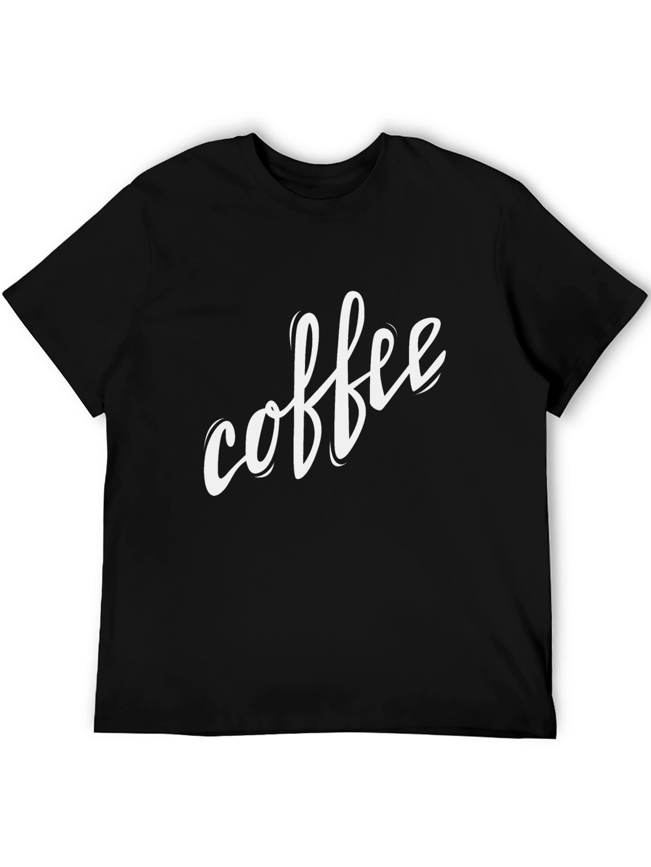 Camiseta Negra Coffee para Amantes del Café