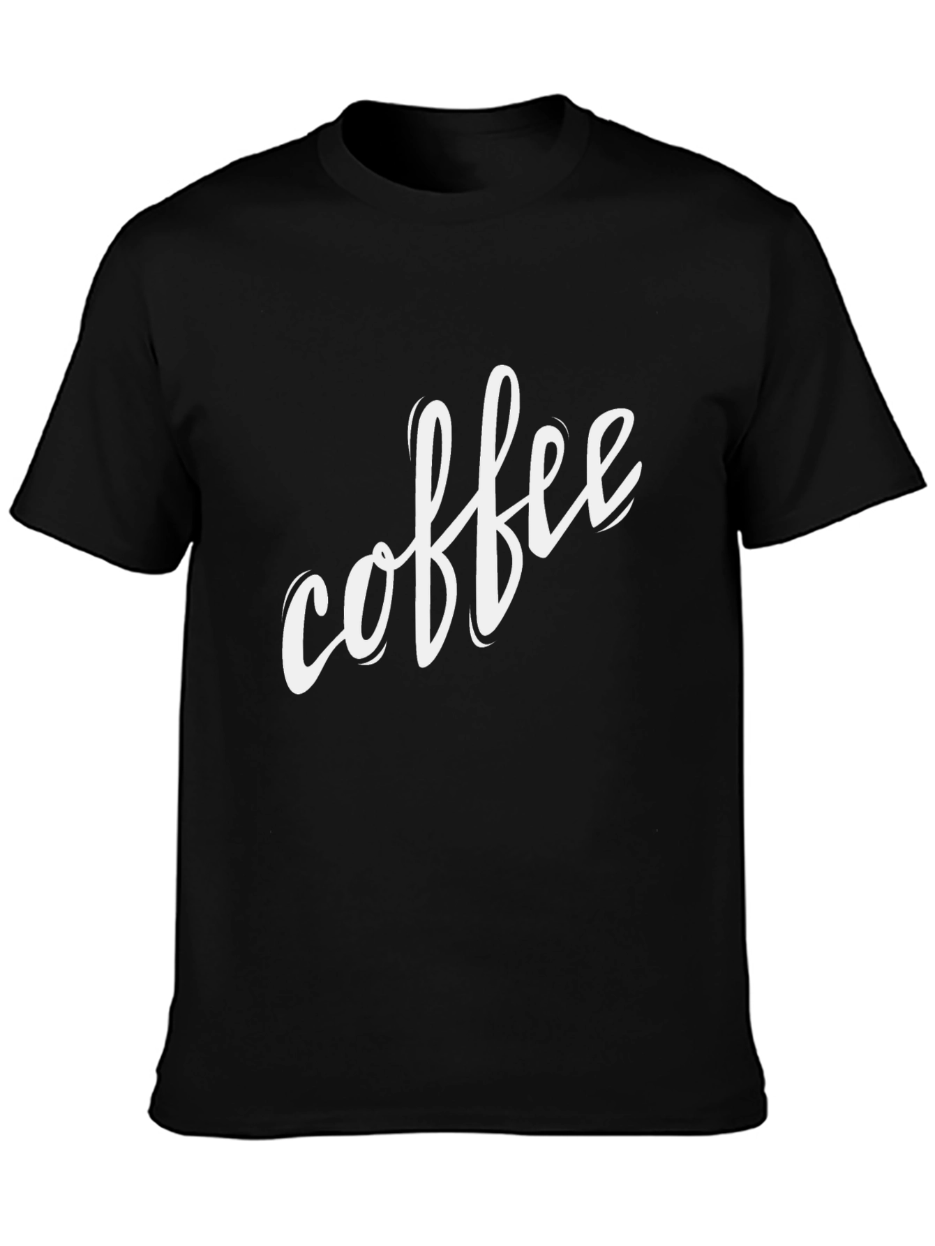 Camiseta Negra Coffee para Amantes del Café