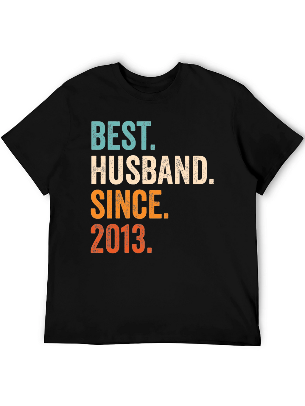 Camiseta Mejor Marido Desde 2013 Algodón
