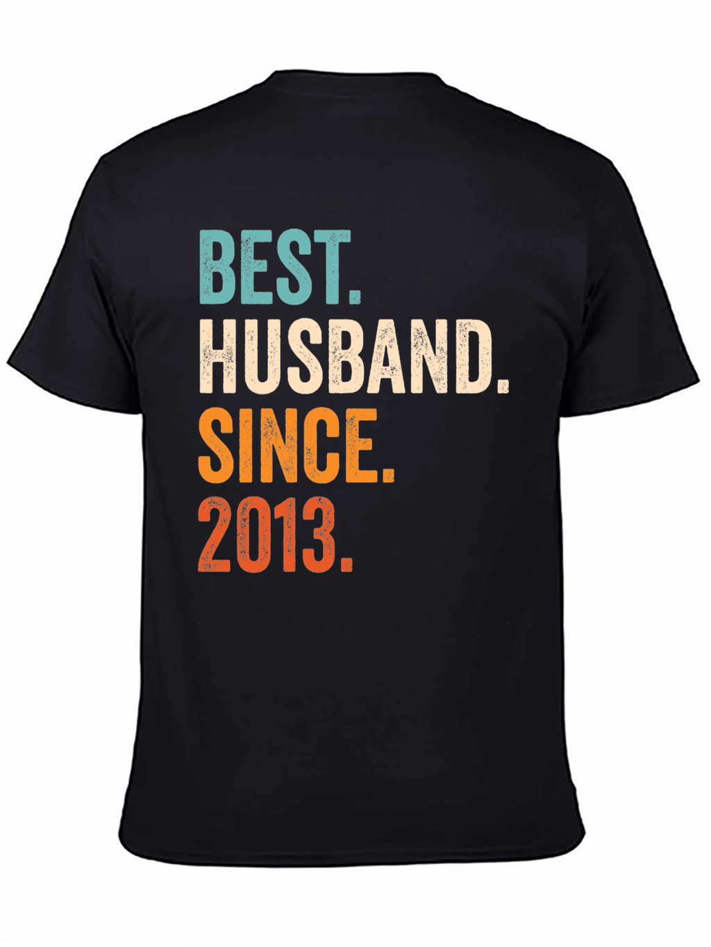 Camiseta Mejor Marido Desde 2013 Algodón