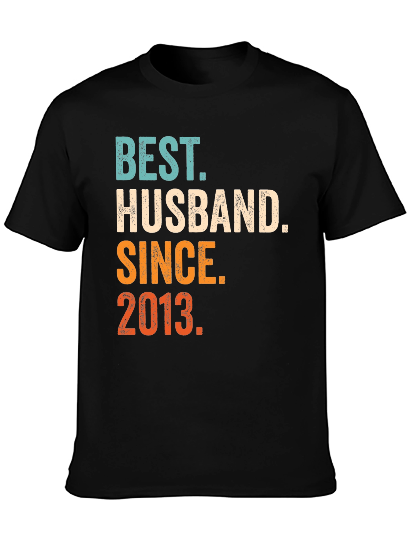 Camiseta Mejor Marido Desde 2013 Algodón