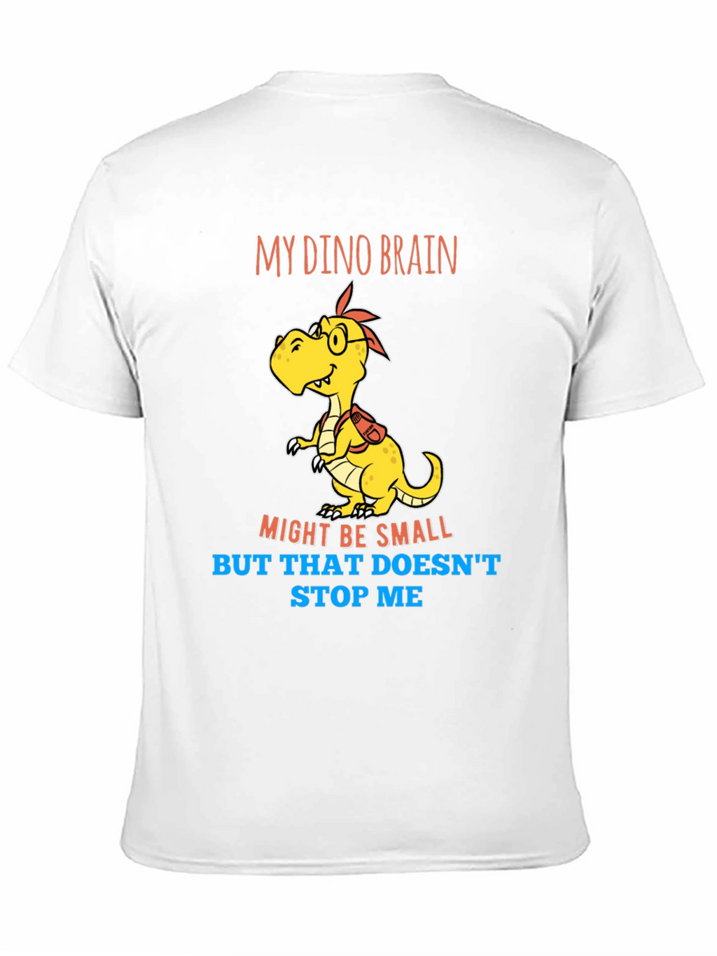Camiseta Divertida Dinosaurio Cerebro Pequeño