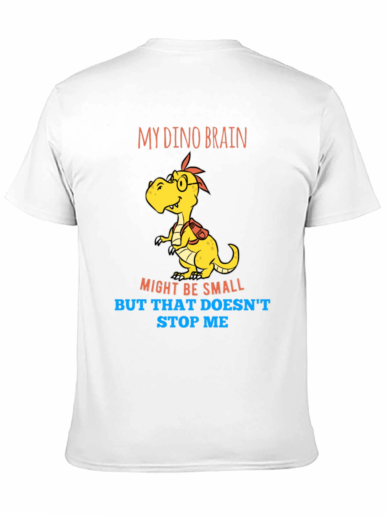 Camiseta Divertida Dinosaurio Cerebro Pequeño