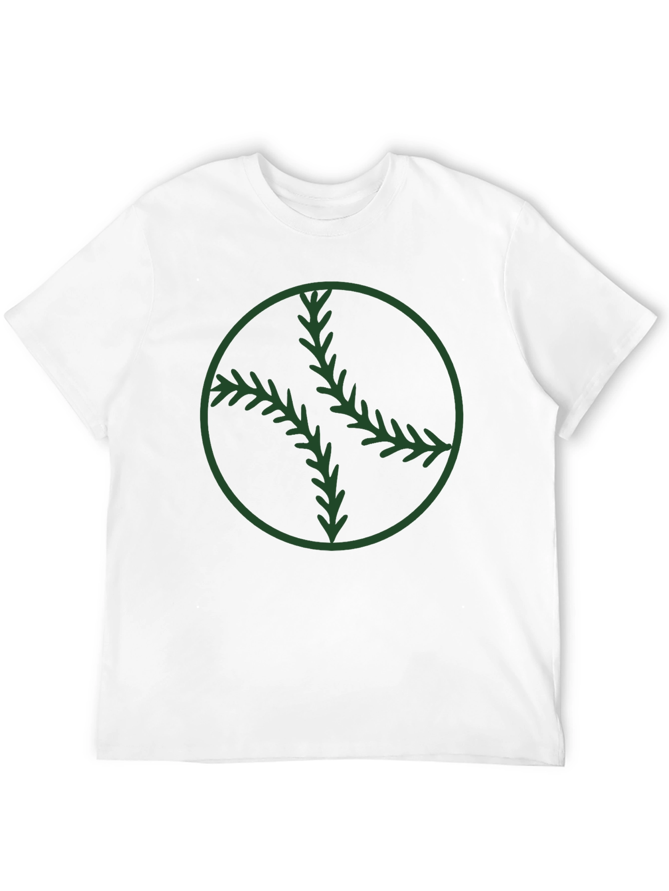 Camiseta Negra con Diseño de Béisbol